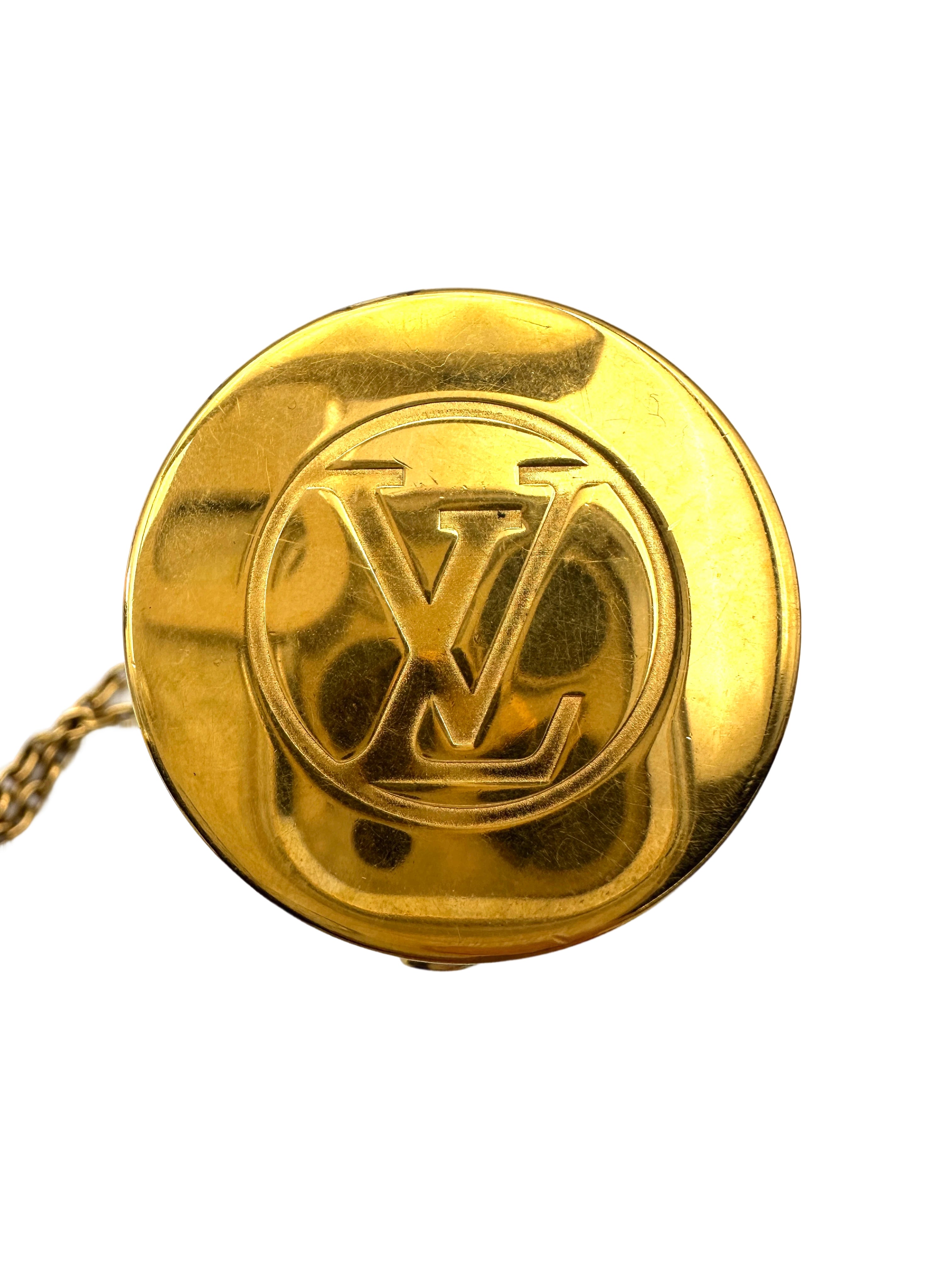 Louis Vuitton Monogram Canvas Lipstick Case With Chain LV2363