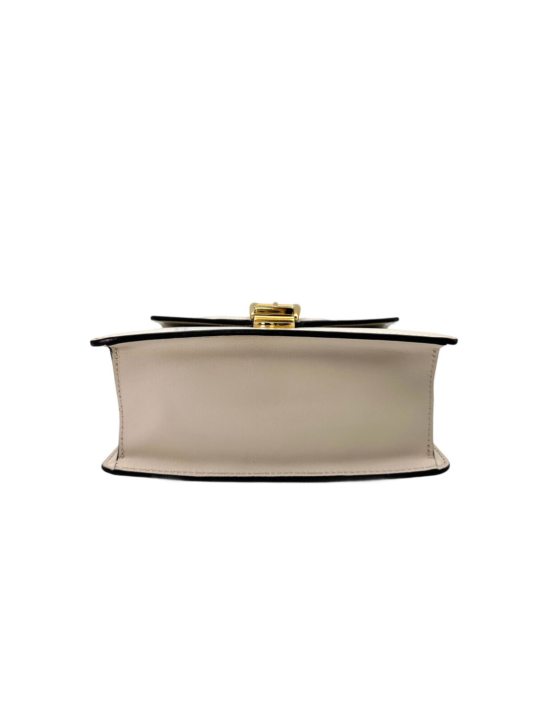 Gucci Sylvie White Leather Small Size Shoulder Bag GG825