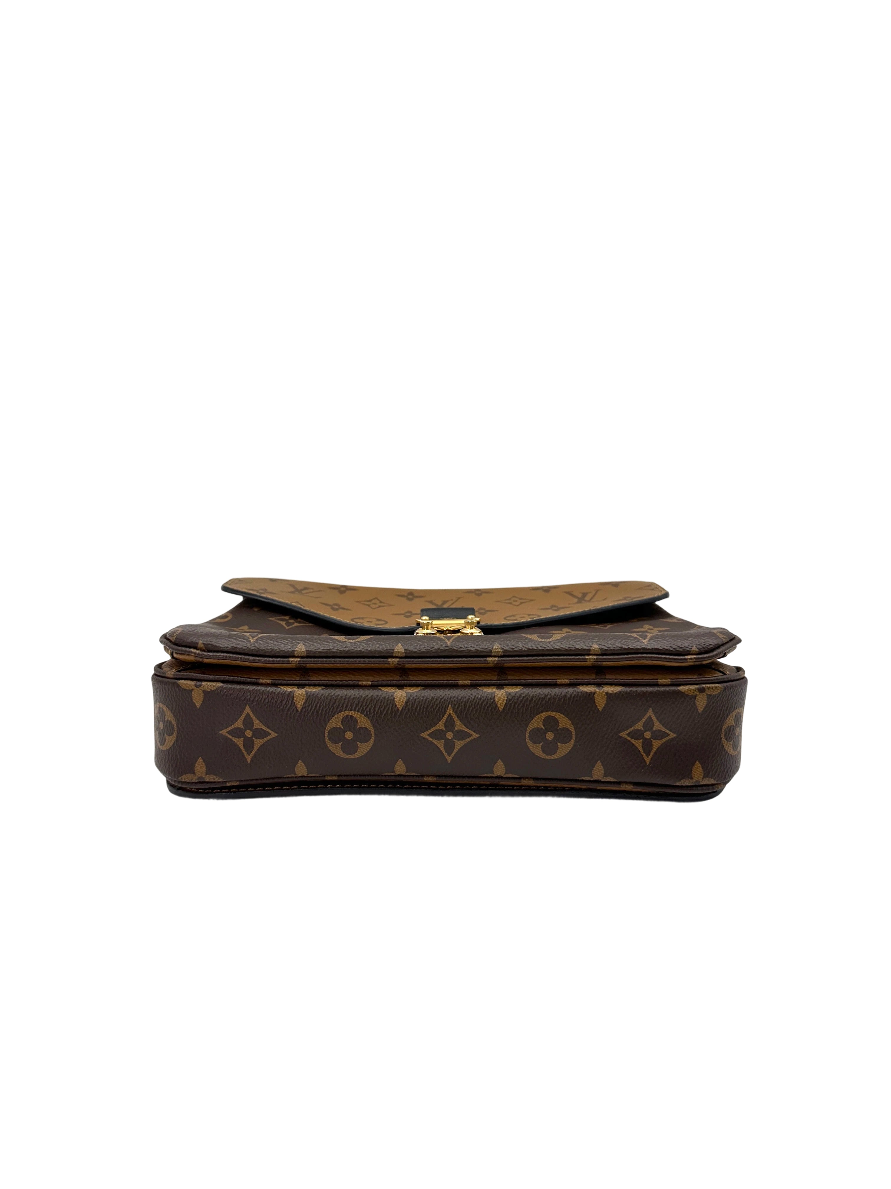 Louis Vuitton Brown Monogram Reverse Canvas Pochette Metis LV2360