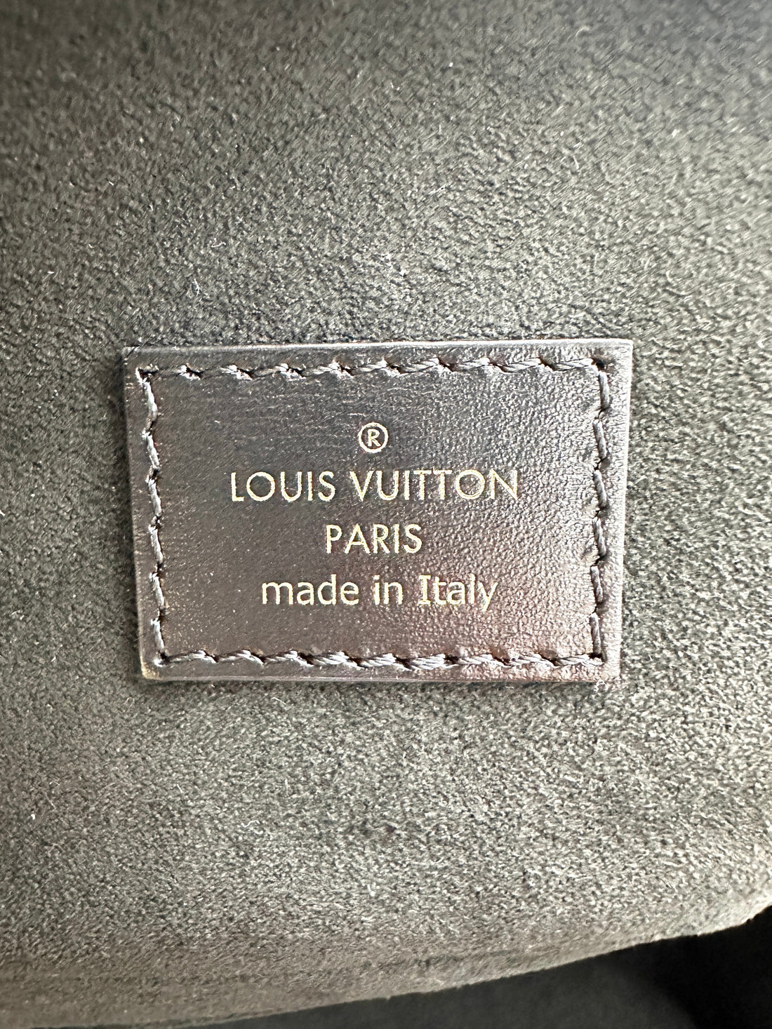 Louis Vuitton Vanity PM Black Monogram Leather Handle Bag LV2362
