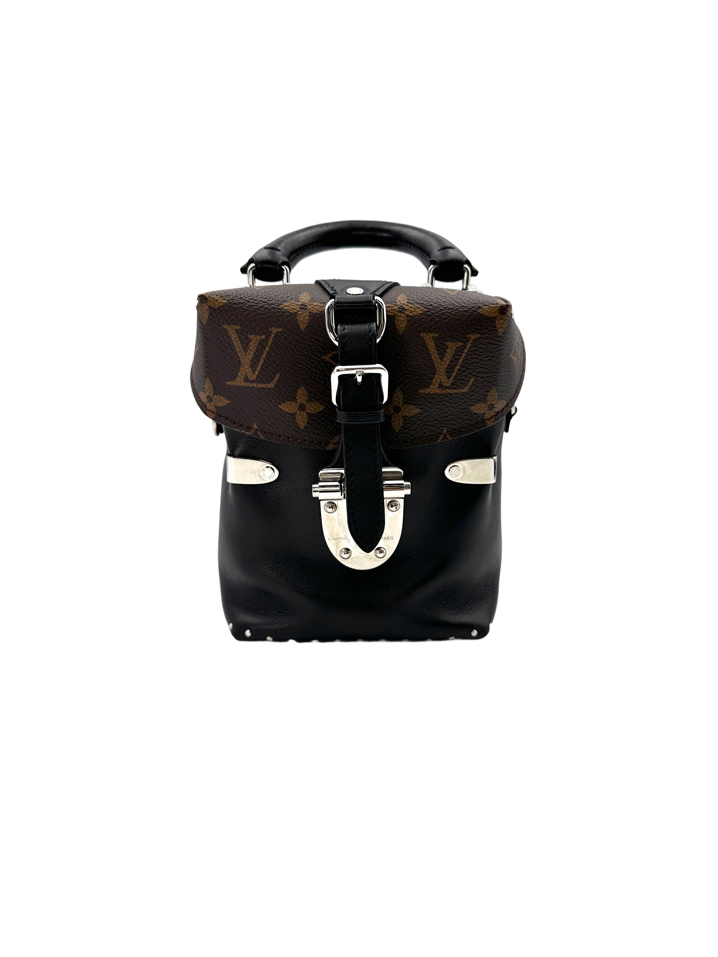 Louis Vuitton Runway 2016 Monogram Reverse Camera Box Handle Bag LV2364