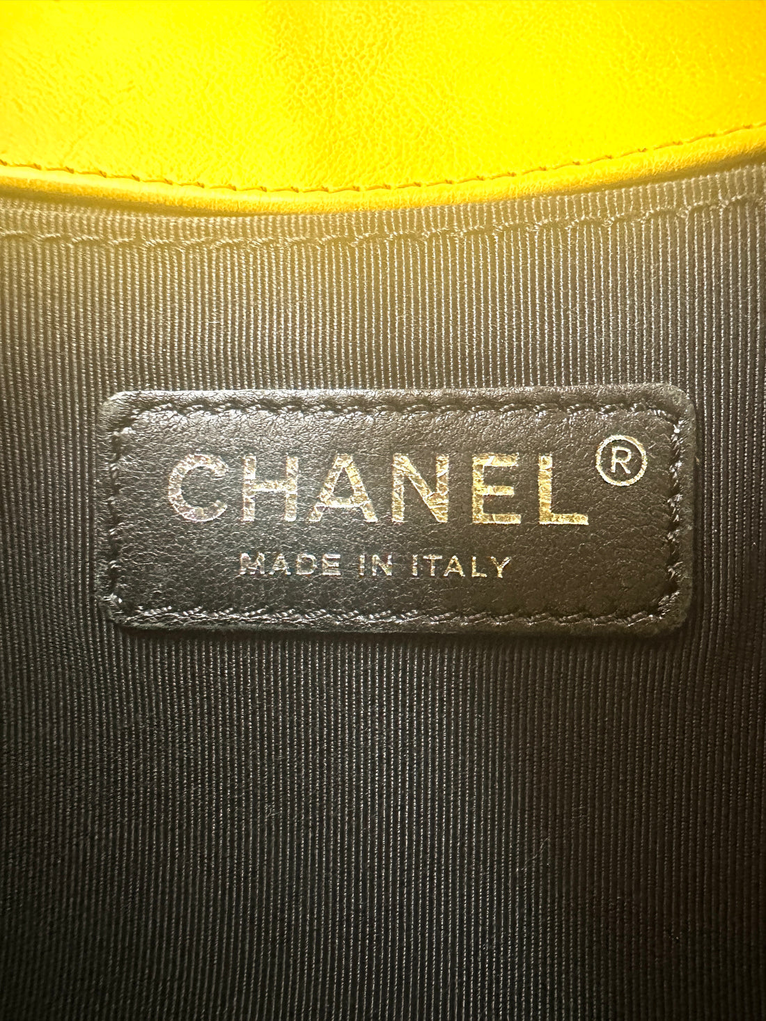 Chanel LeBoy Yellow Quilted Leather Flap Bag With Aged Silver Buckle(17***36) CC1670