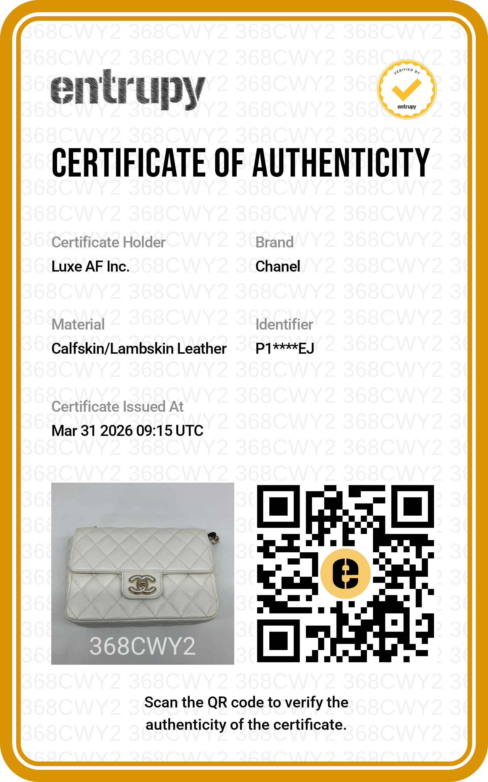 Chanel White Quilted Lambskin Flap Bag With Decorative Ball Chain(P1***EJ) CC1686