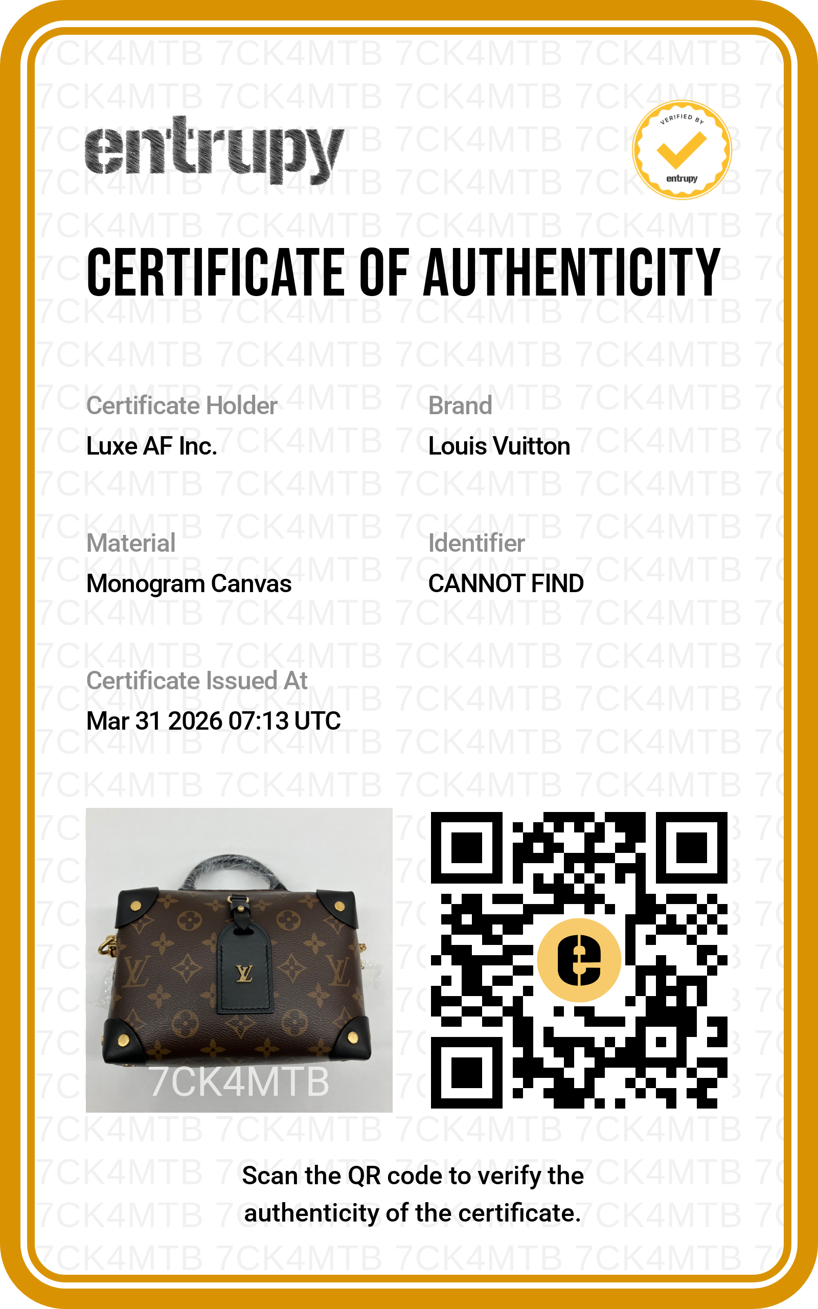 Louis Vuitton Petite Malle Souple Monogram Canvas Handle Bag With Black Leather Trim LV2365
