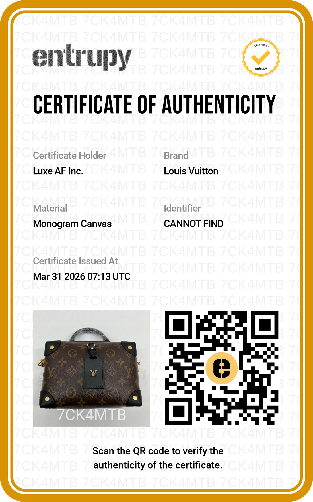 Louis Vuitton Petite Malle Souple Monogram Canvas Handle Bag With Black Leather Trim LV2365