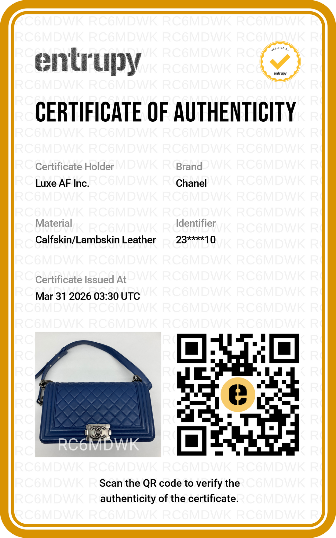 Chanel LeBoy Blue Quilted Lambskin Medium Size Flap Bag With Silver Buckle(23***10) CC1673