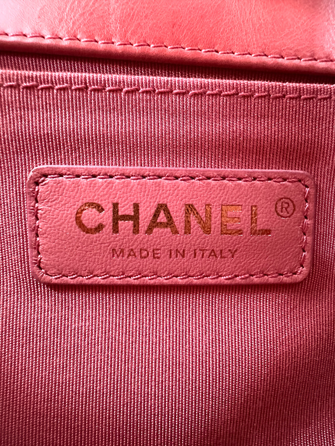 Chanel LeBoy Red Shearling Leather Flap Bag With Gold Hardware(23***30) CC1682