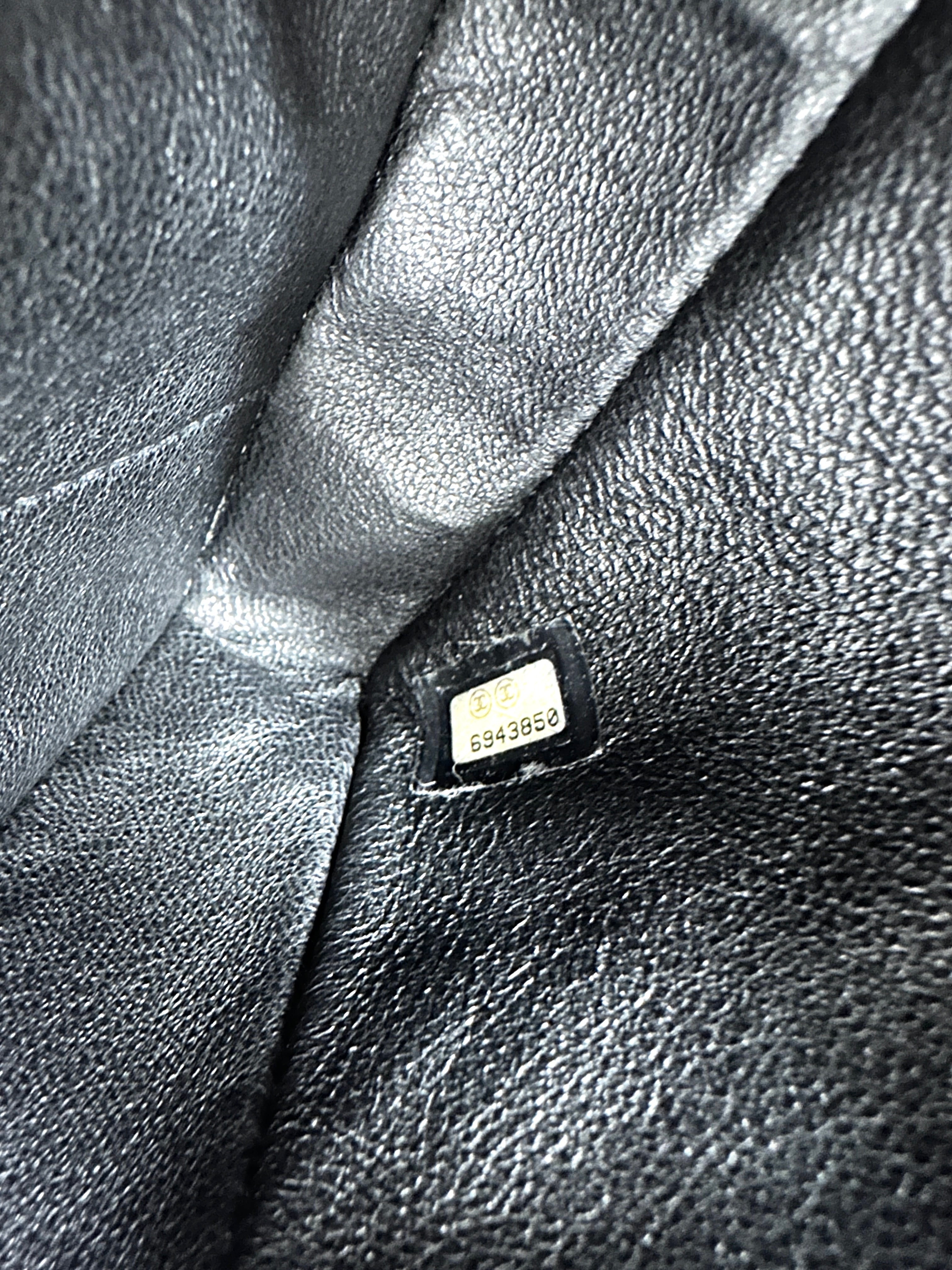 Chanel Chocolate Bar Black Quilted Lambskin Flap Bag(69***50) CC1685