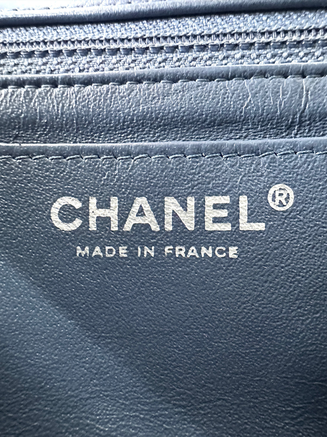 Chanel Classic Flap Iridescent Turquoise Blue Quilted Leather Shoulder Bag(17***09) IRIS118