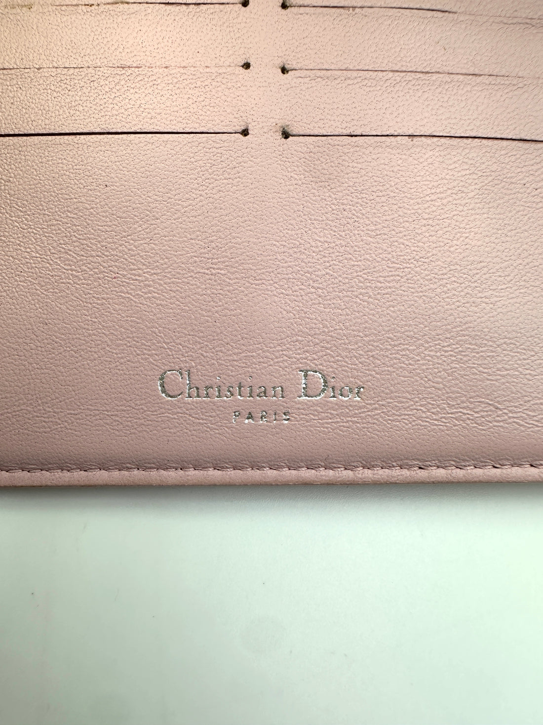 Christian Dior Miss Dior Red Cannage Quilted Leather Long Wallet DR644