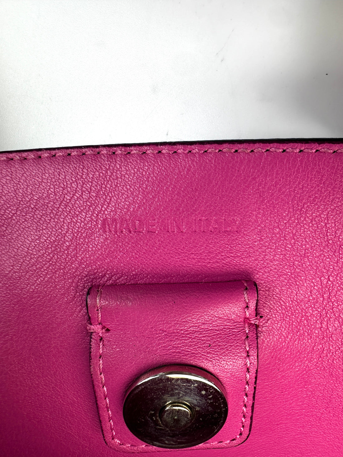 Christian Dior Diorissimo Black/Pink Leather Handle Bag With Pouch DR643