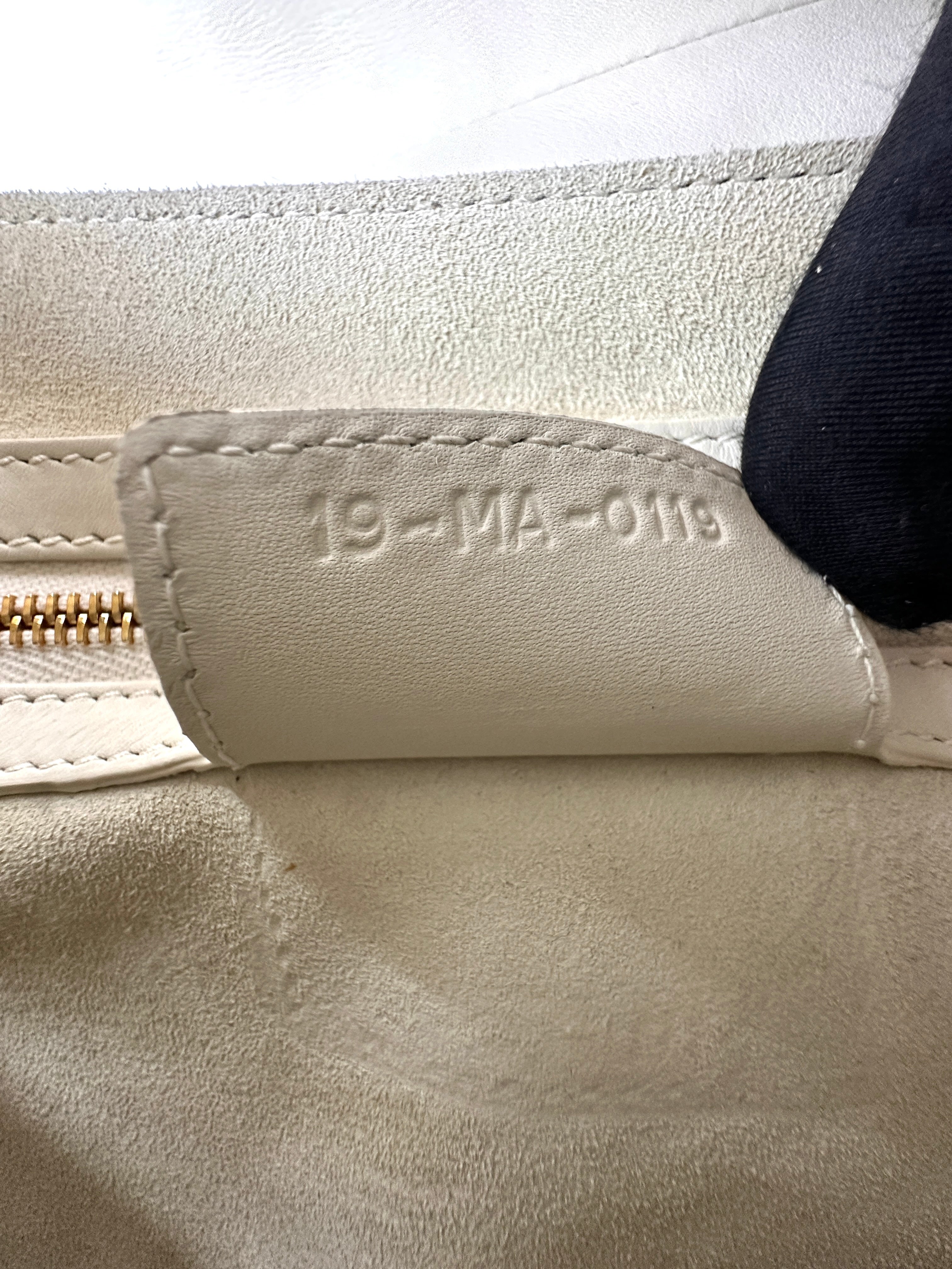 Christian Dior Ultra Matte White Leather Medium Size Saddle Bag DR642