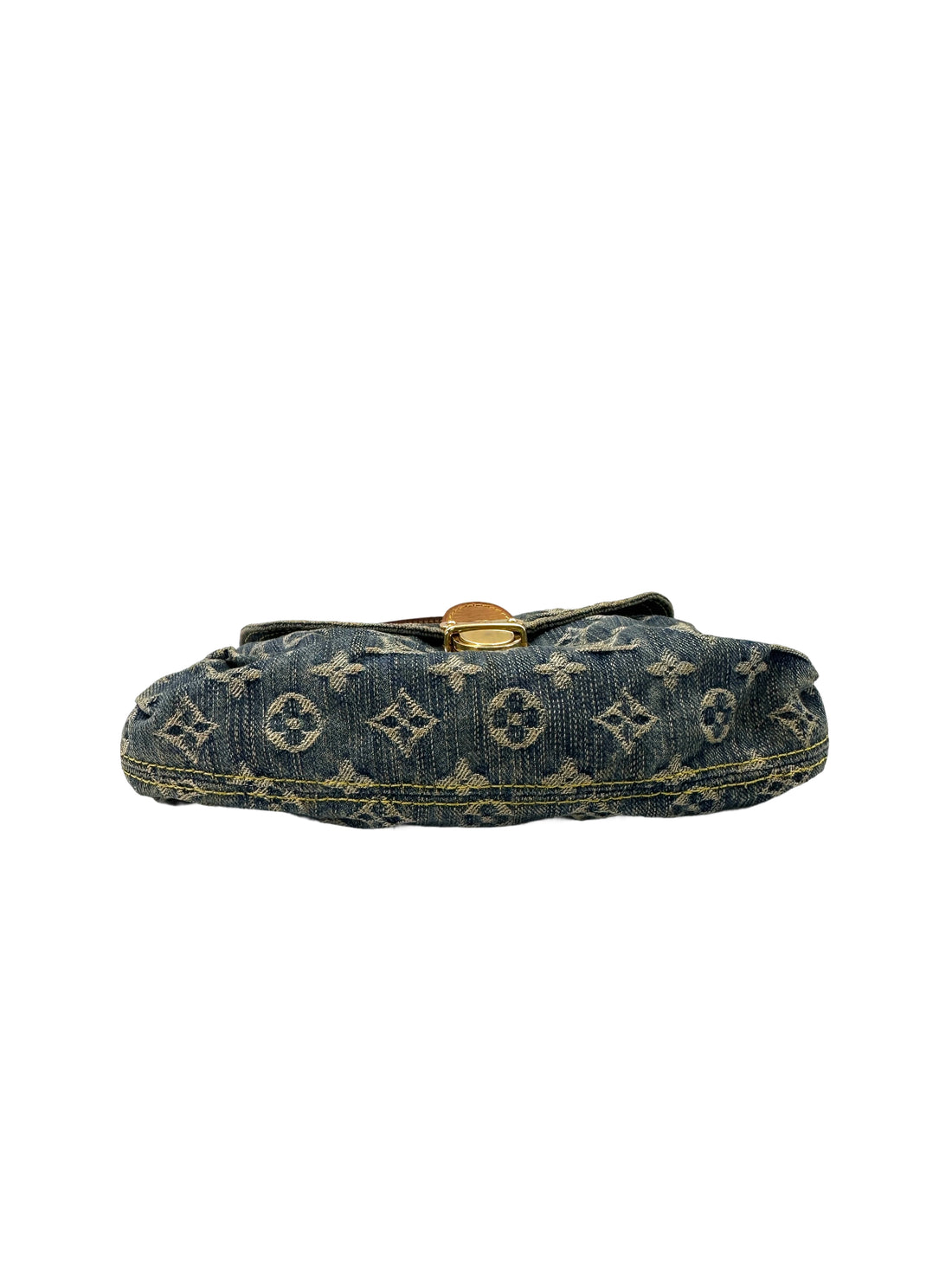 Louis Vuitton Blue Monogram Denim Pleaty Shoulder Bag LV2371