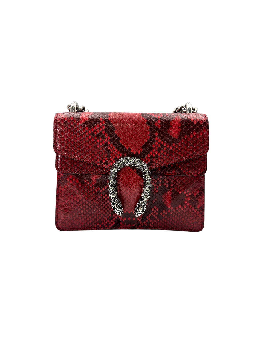 Gucci Dionysus Red Python Small Size Shoulder Bag GG831