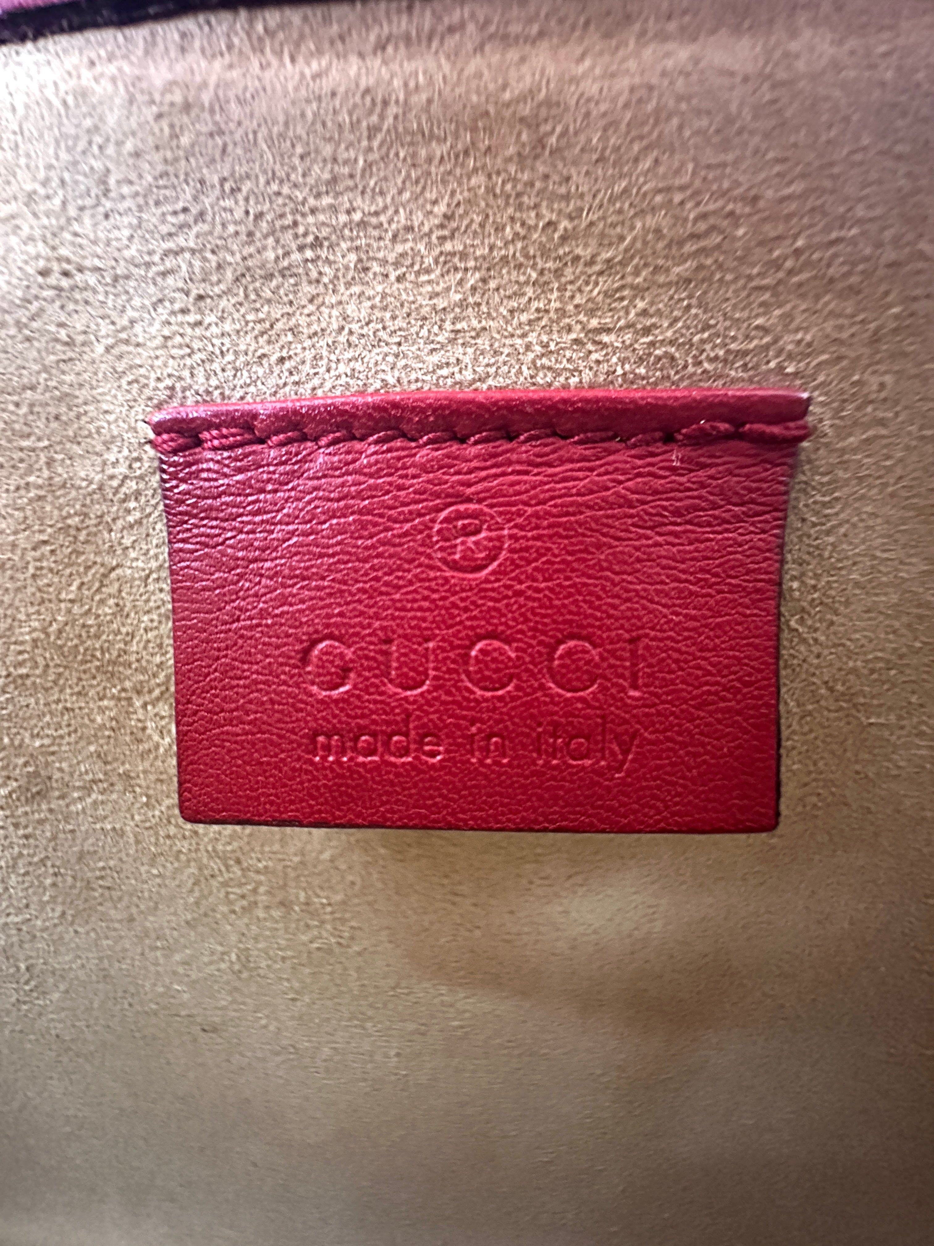 Gucci Dionysus Red Python Small Size Shoulder Bag GG831