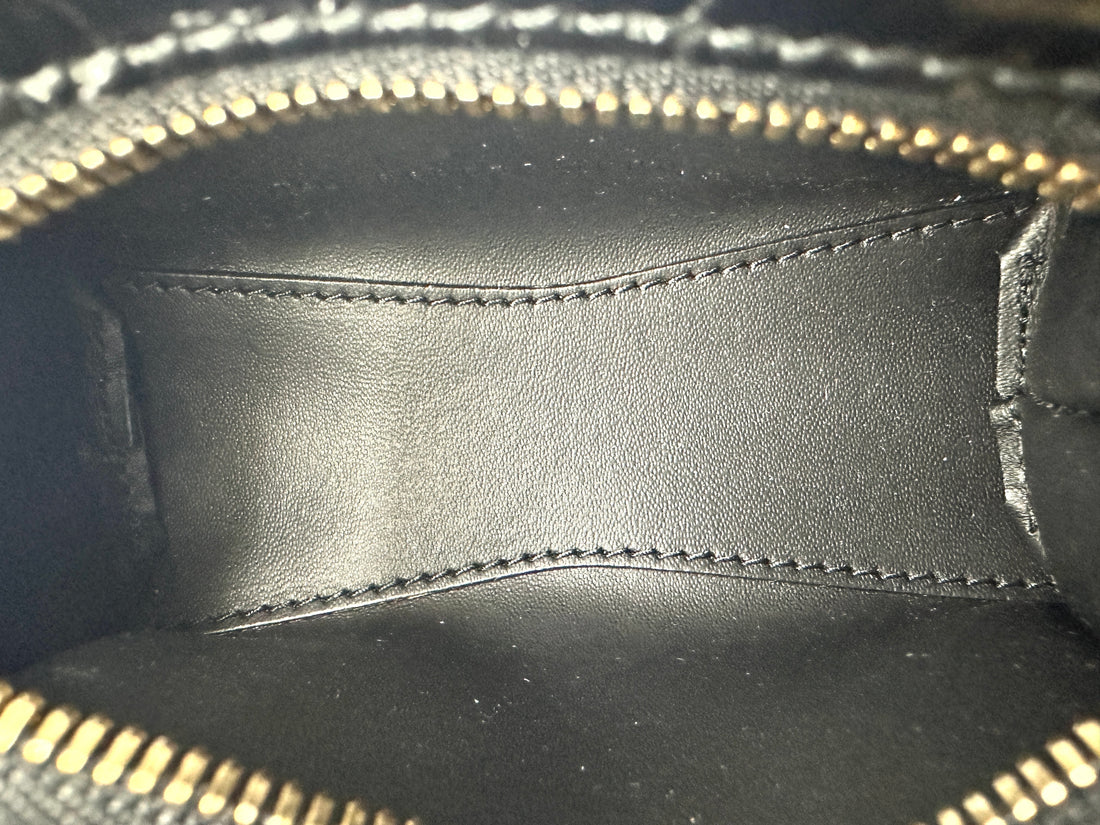 Balenciaga Neo Classic Super Nano Black Leather City Handle Bag BB61