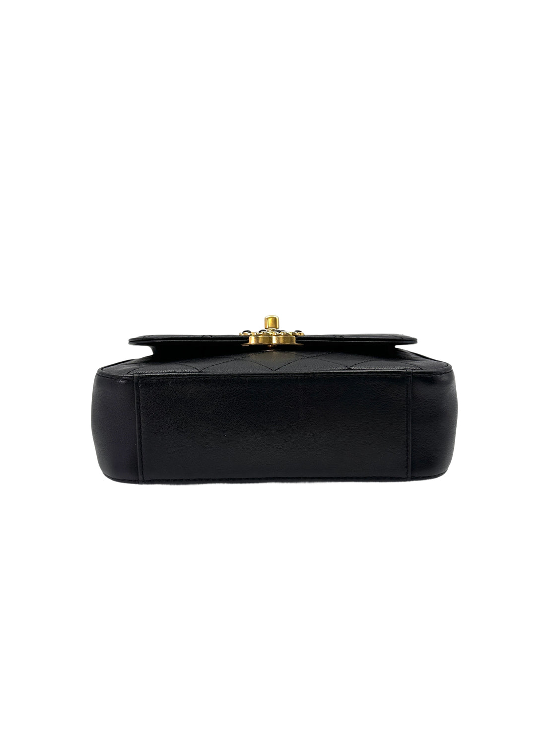 Chanel Black Quilted Leather Infinity Handle Bag(28***21) IRIS126