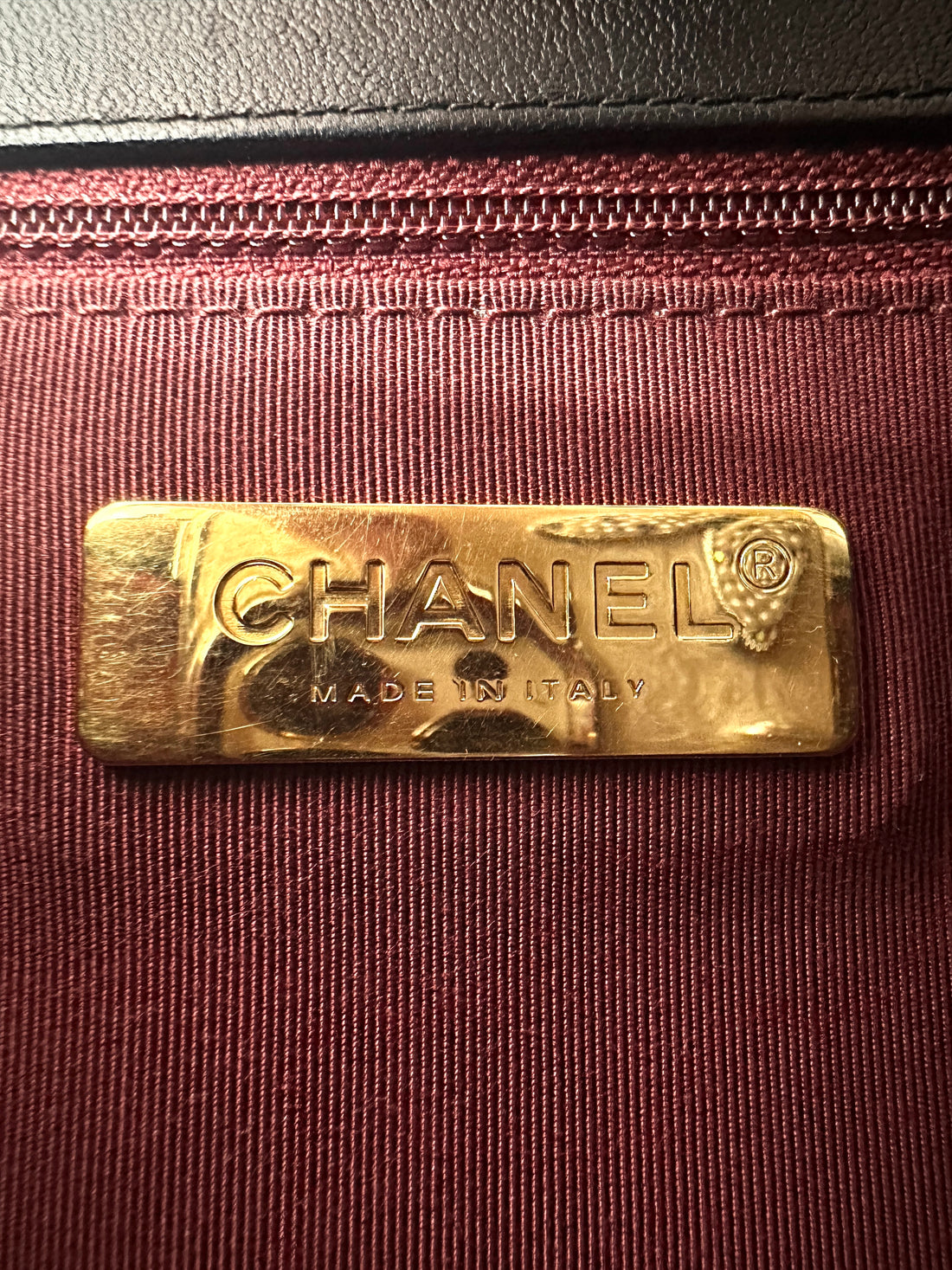 Chanel Black Quilted Leather Infinity Handle Bag(28***21) IRIS126