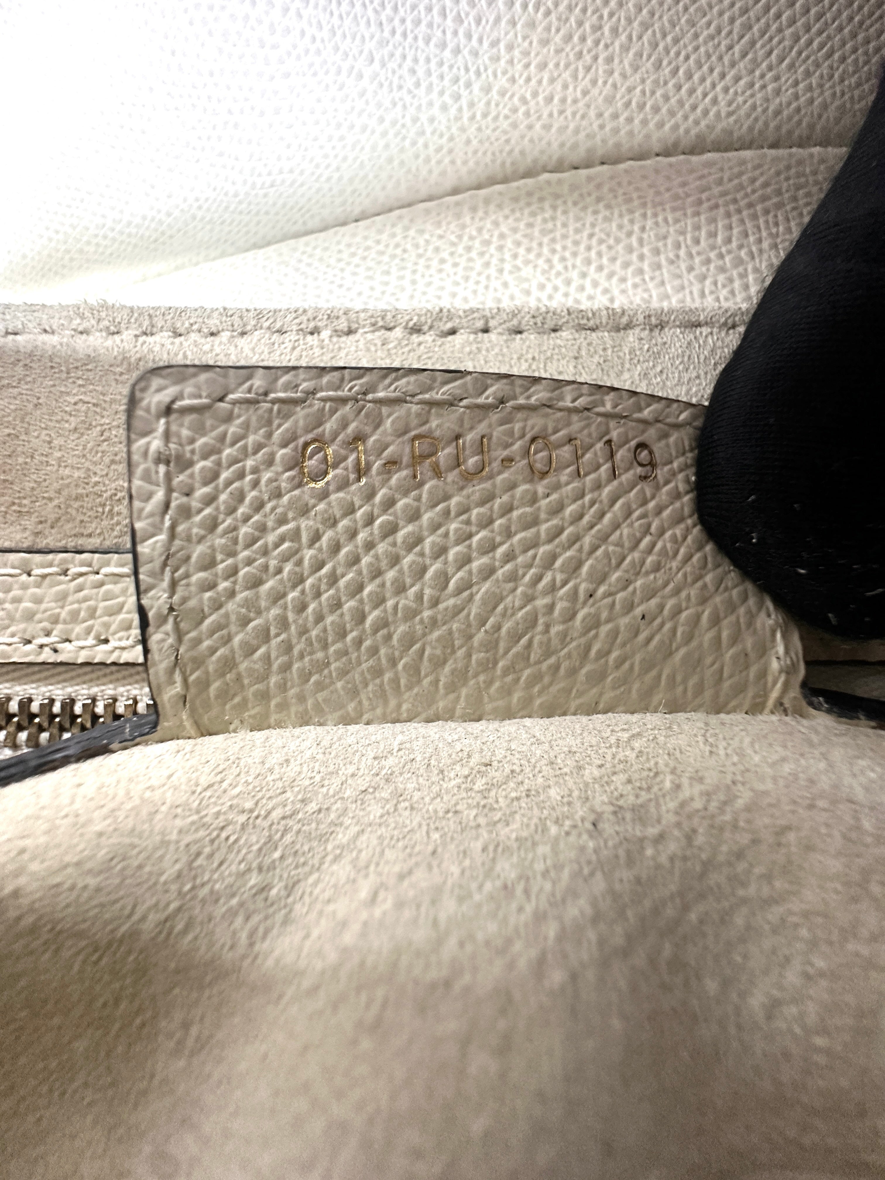 Christian Dior White Leather Saddle Bag DR645