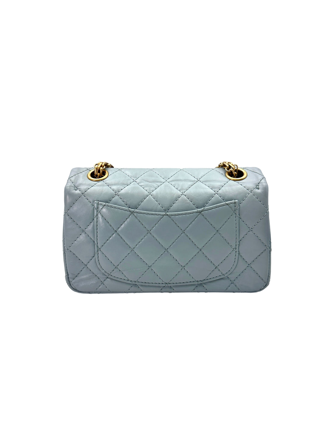 Chanel 2.55 Reissue Light Blue Quilted Leather Flap Bag(U1***TJ) IRIS129