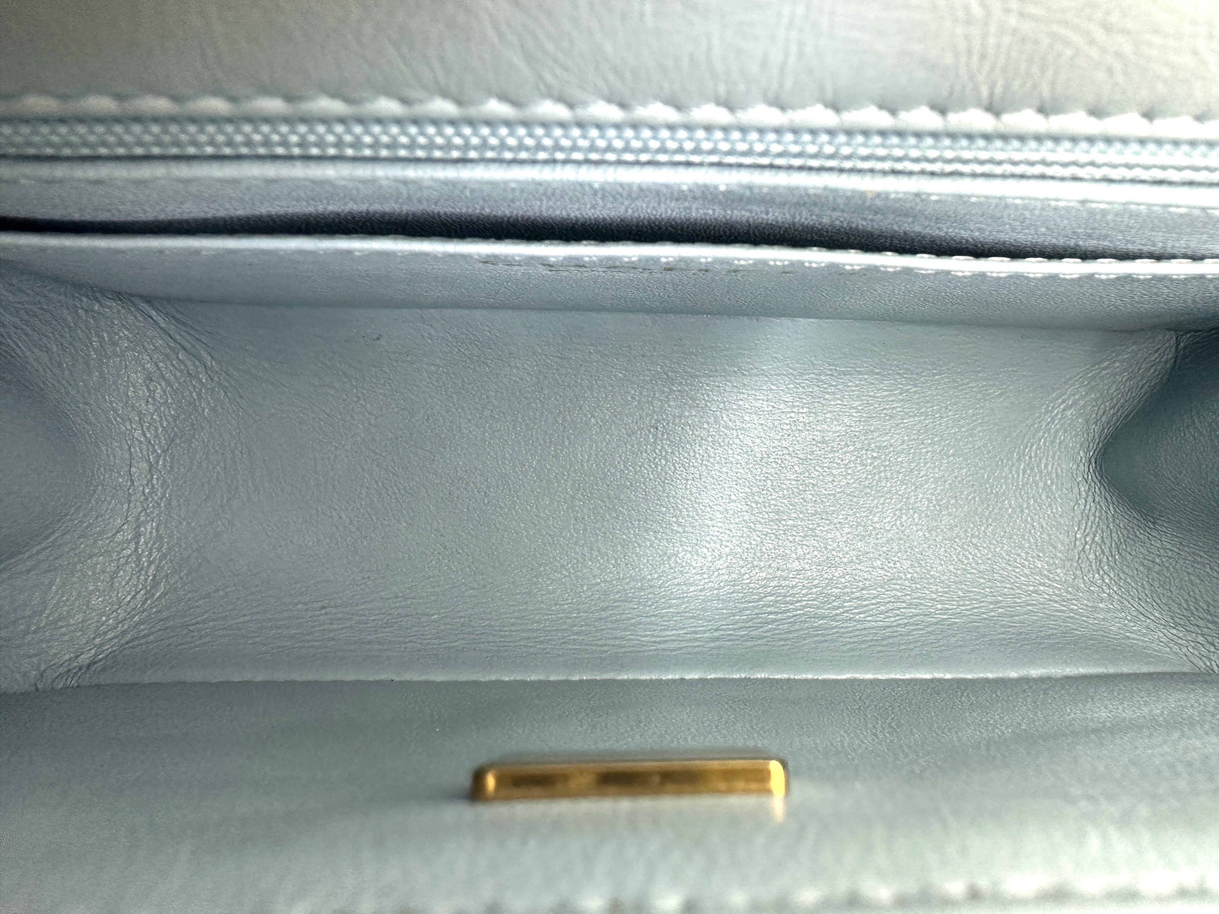 Chanel 2.55 Reissue Light Blue Quilted Leather Flap Bag(U1***TJ) IRIS129