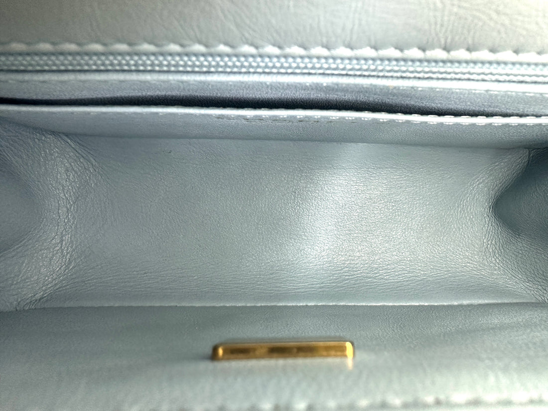 Chanel 2.55 Reissue Light Blue Quilted Leather Flap Bag(U1***TJ) IRIS129
