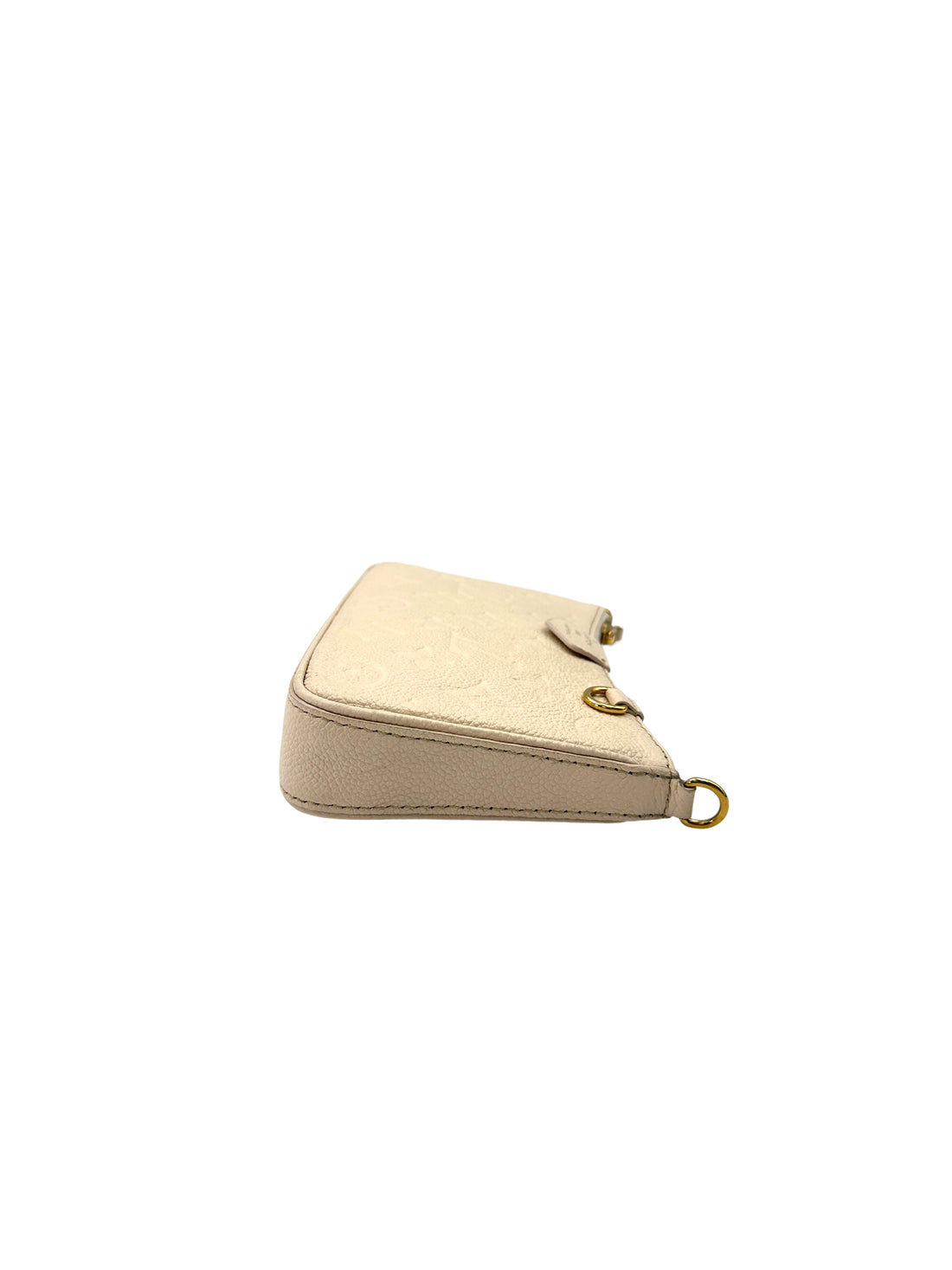 Louis Vuitton Easy Pouch On Strap White Monogram Empreinte Leather Pouch LV2379