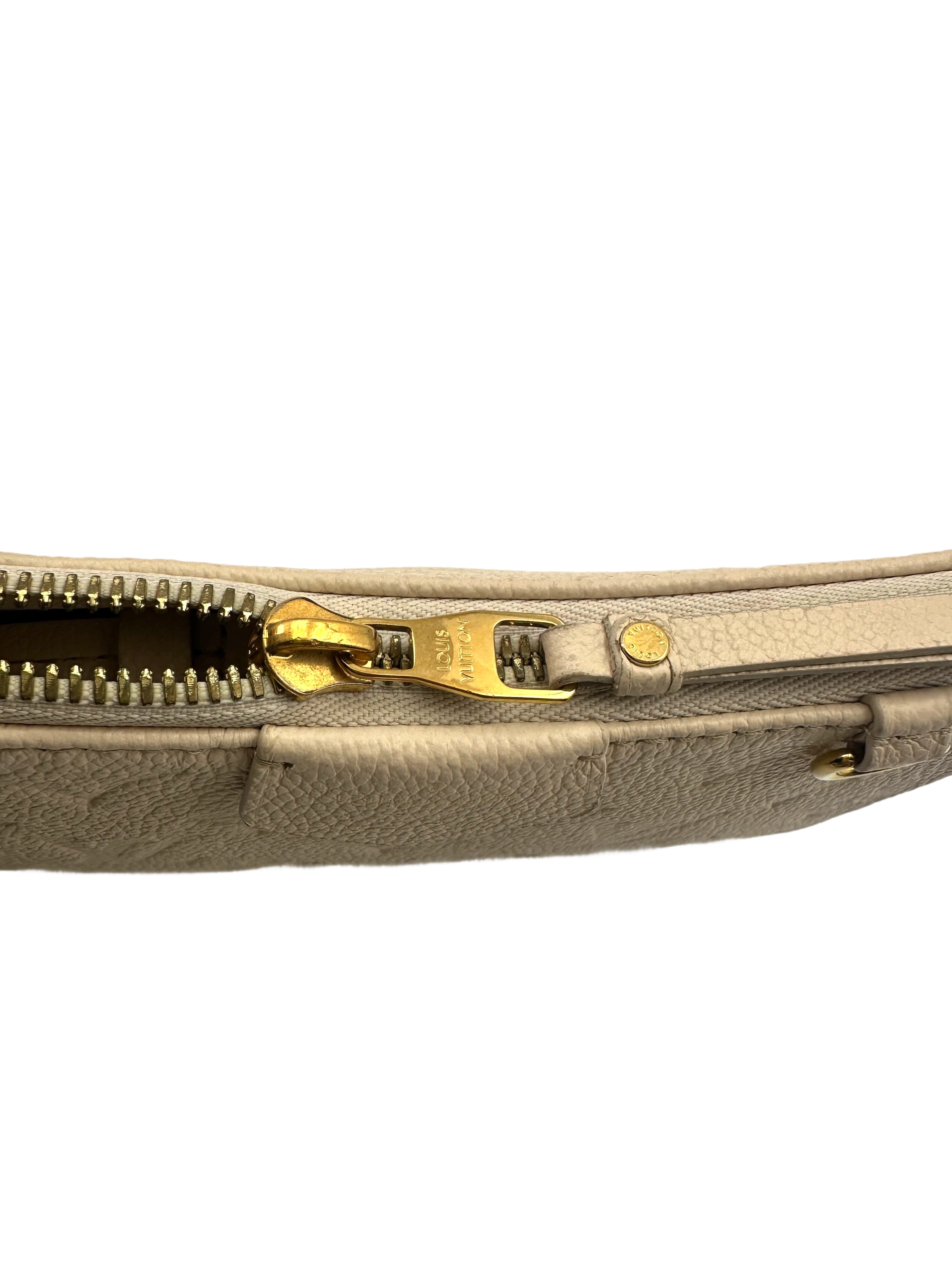 Louis Vuitton Easy Pouch On Strap White Monogram Empreinte Leather Pouch LV2379
