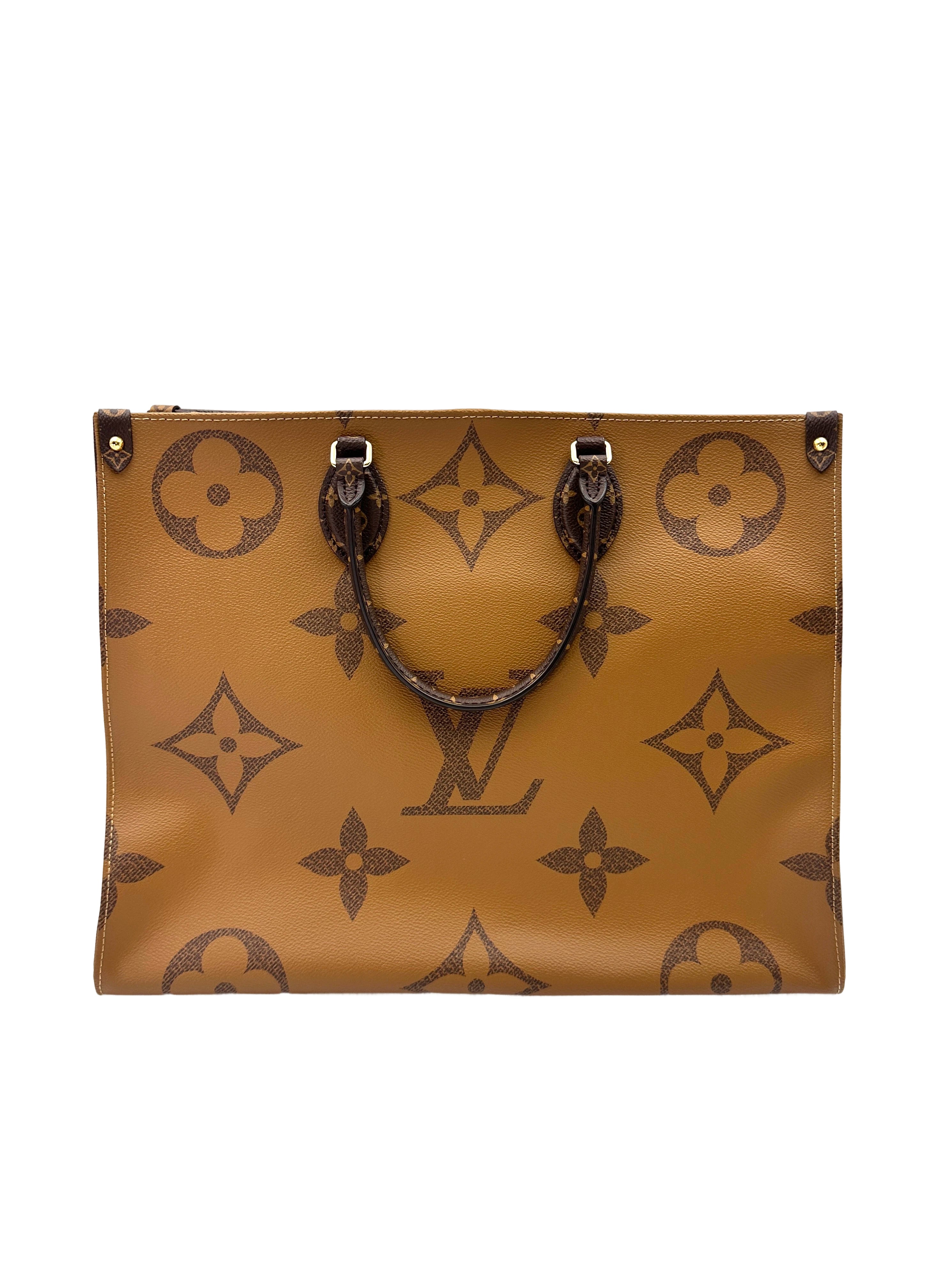Louis Vuitton OnTheGo GM Brown Monogram Tote Handle Bag LV2378