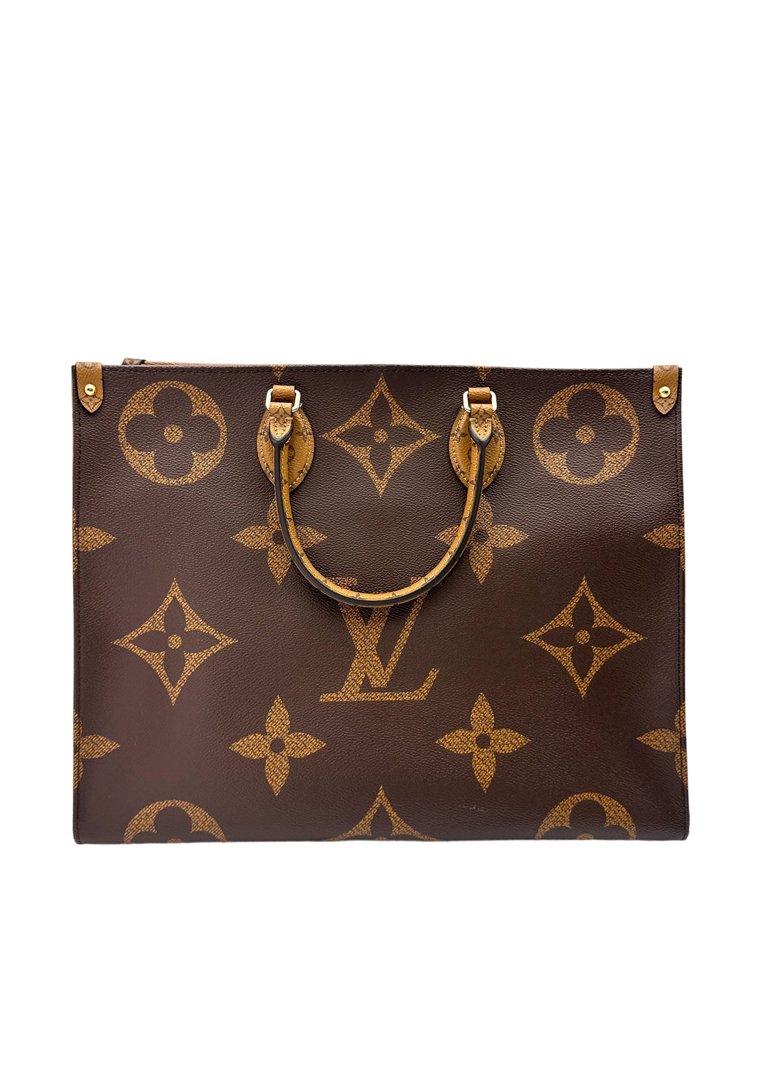 Louis Vuitton OnTheGo GM Brown Monogram Tote Handle Bag LV2378