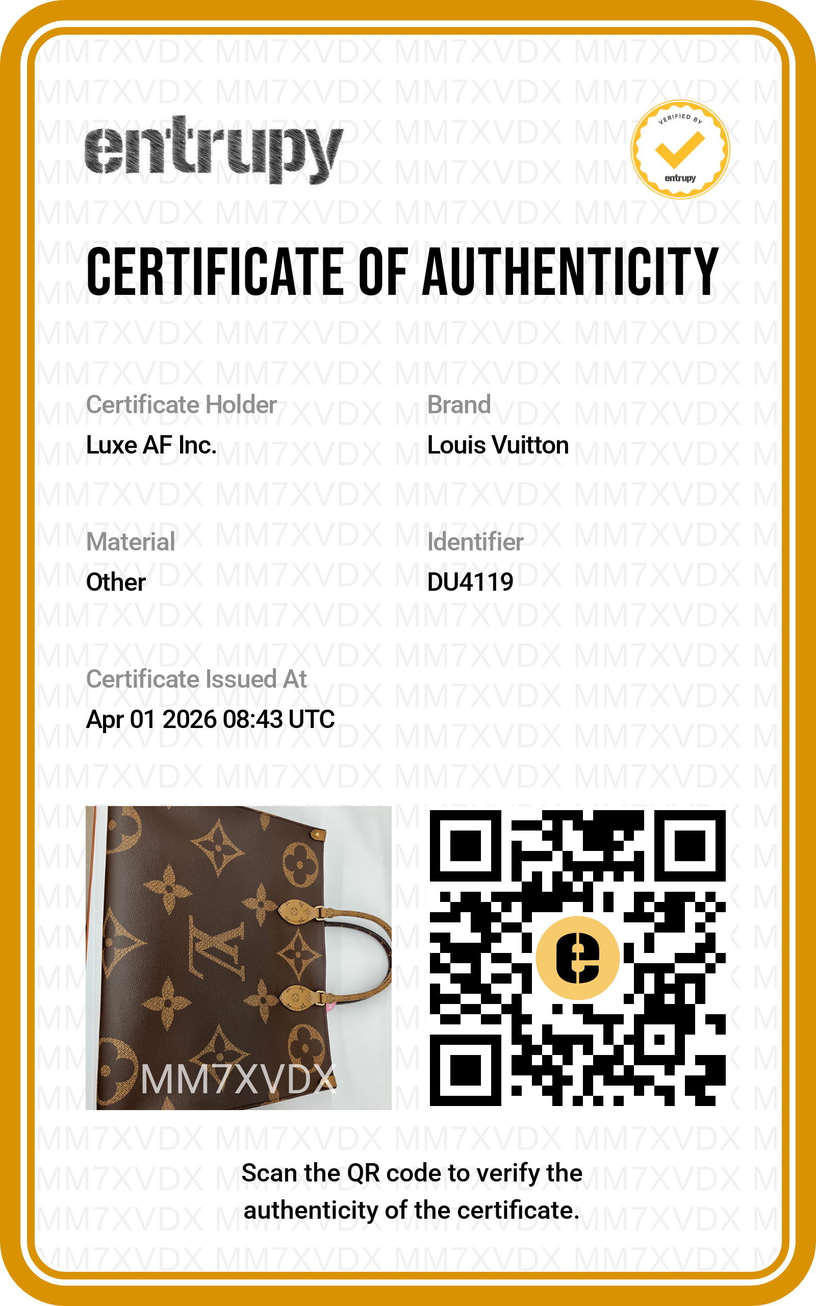 Louis Vuitton OnTheGo GM Brown Monogram Tote Handle Bag LV2378