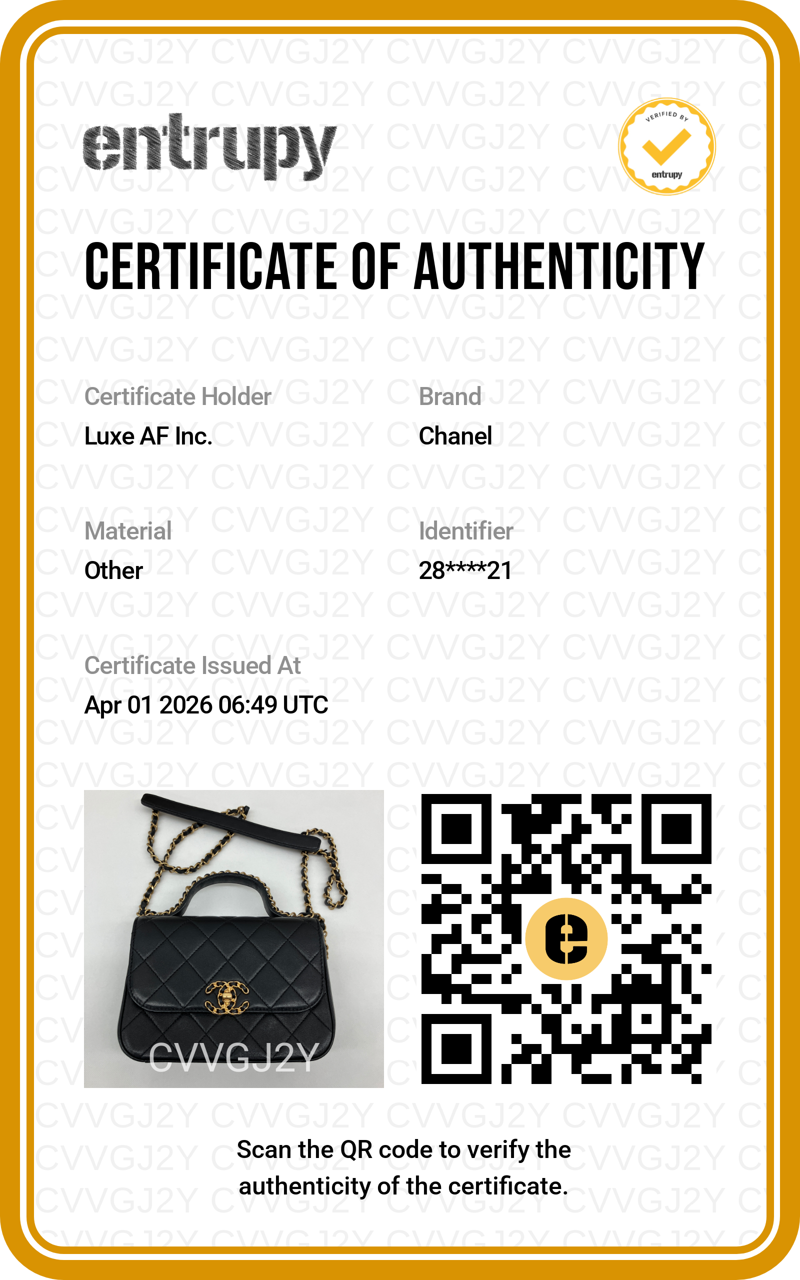 Chanel Black Quilted Leather Infinity Handle Bag(28***21) IRIS126
