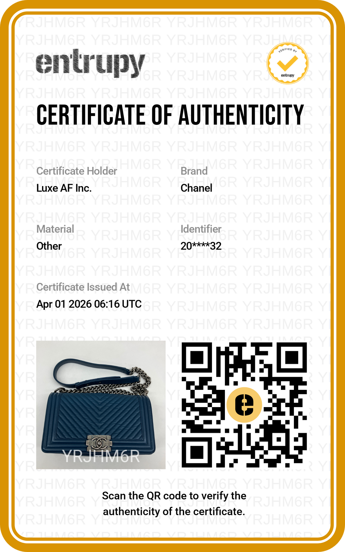 Chanel LeBoy Blue Chevron Quilted Lambskin Medium Size Flap Bag With Silver Buckle(20***32) CC1726