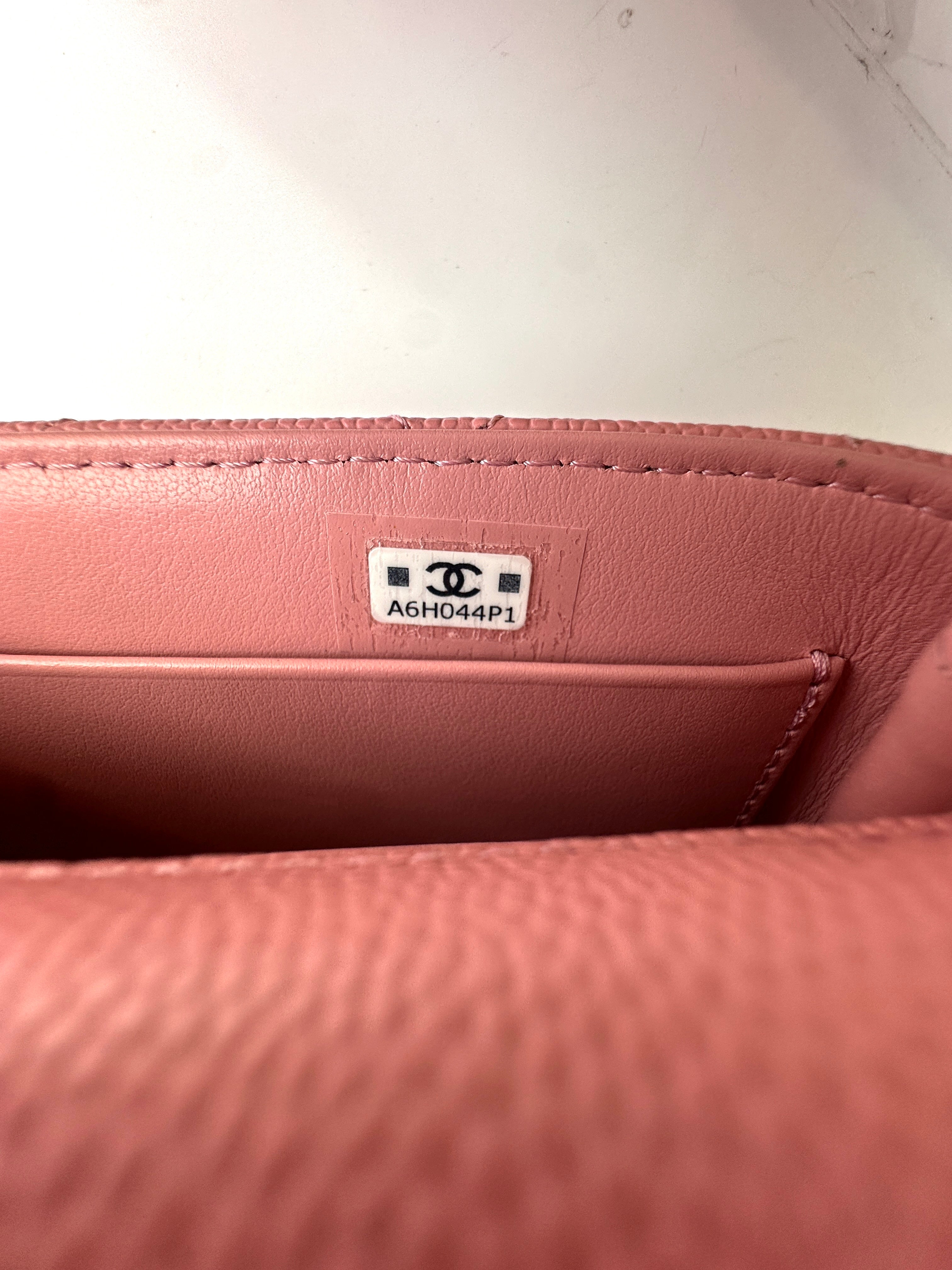 Chanel 24K CoCo Handle Pink Quilted Leather Mini Top Handle Bag(A6***P1) IRIS130