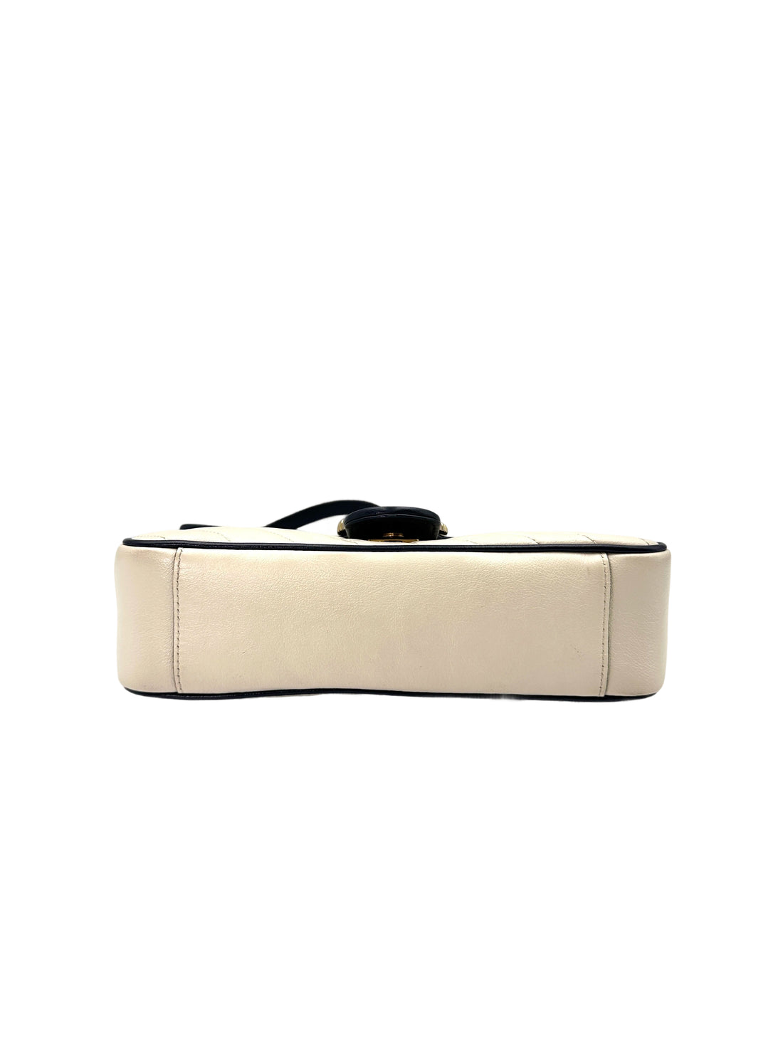 Gucci GG Marmont White/Navy Quilted Leather Chain Shoulder Bag GG832