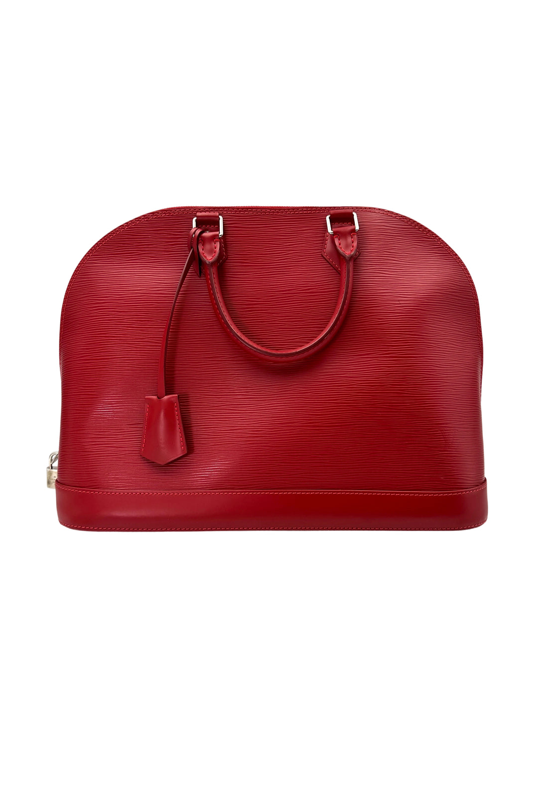 Louis Vuitton Alma Red Epi Leather Handle Bag LV2384