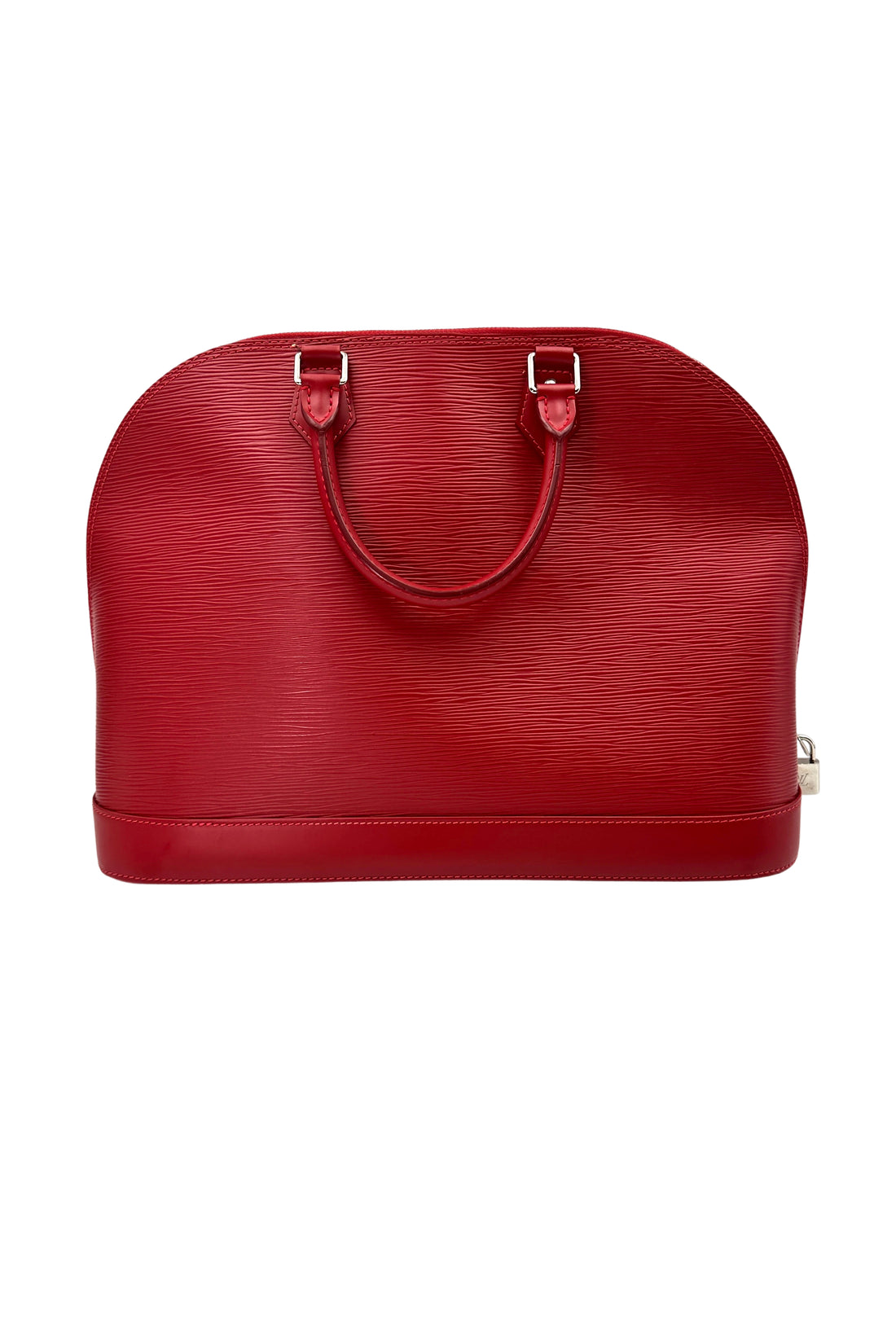 Louis Vuitton Alma Red Epi Leather Handle Bag LV2384