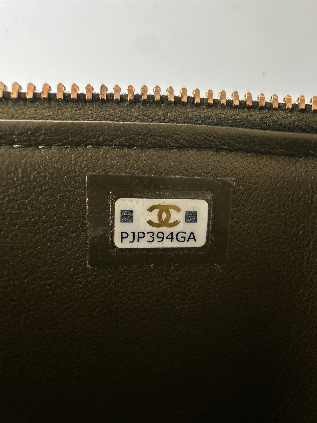 Chanel Green Quilted Leather Vanity Case With Gold Hardware(PJ***GA) IRIS133