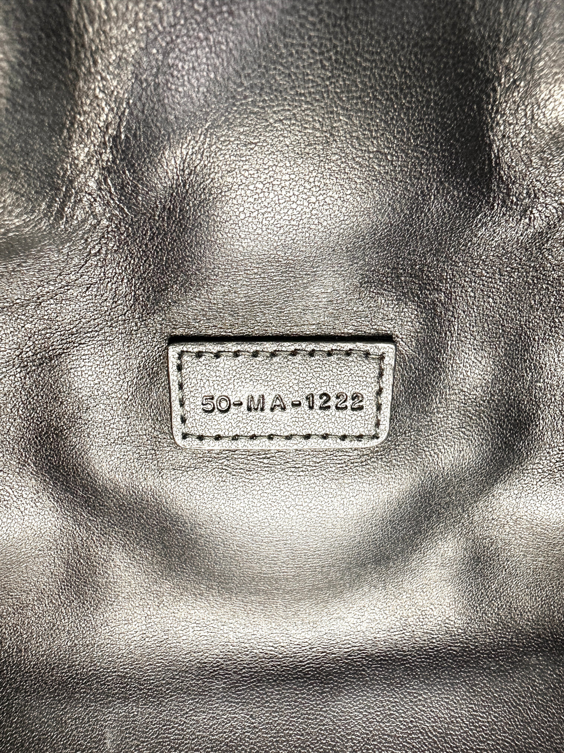 Christian Dior DiorTravel Nomad Pouch Black Macrocannage Calfskin Medium Size Bag DR649