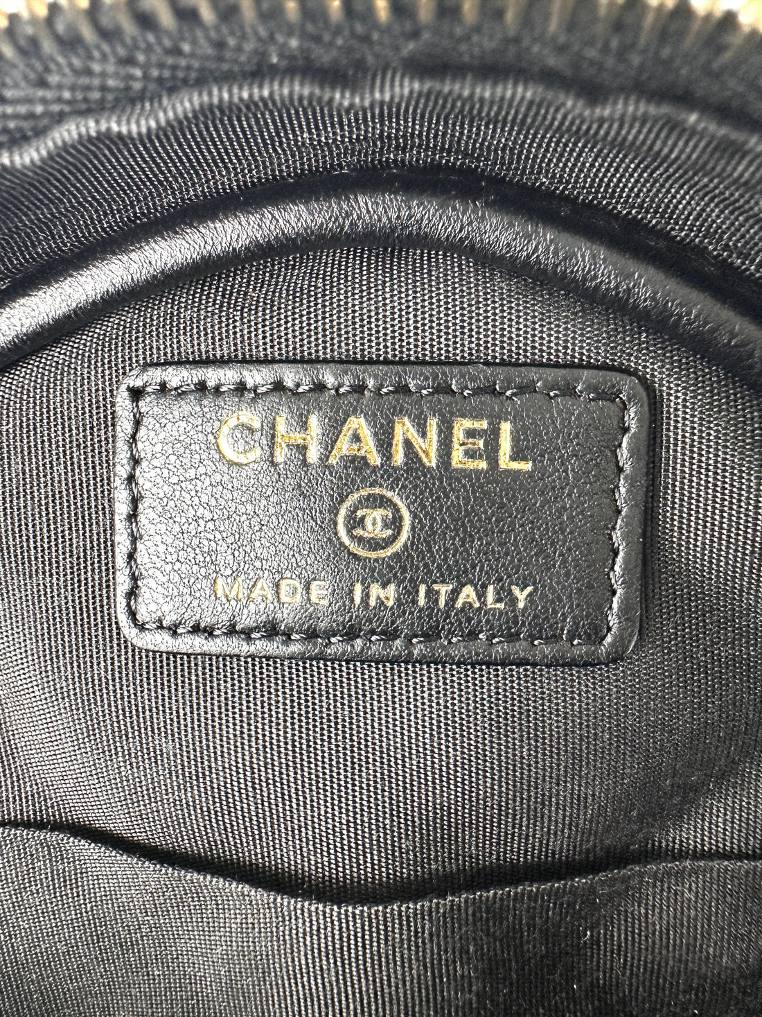 Chanel Black Quilted Lambskin Lucky Charms Round Clutch With Chain(26***38) CC1706