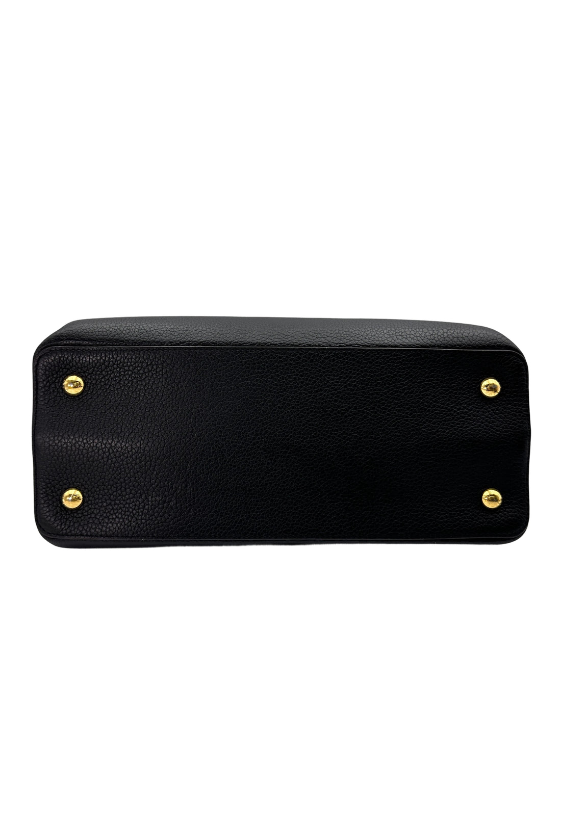 Louis Vuitton Capucines GM Black Calfskin Handle Bag LV2386