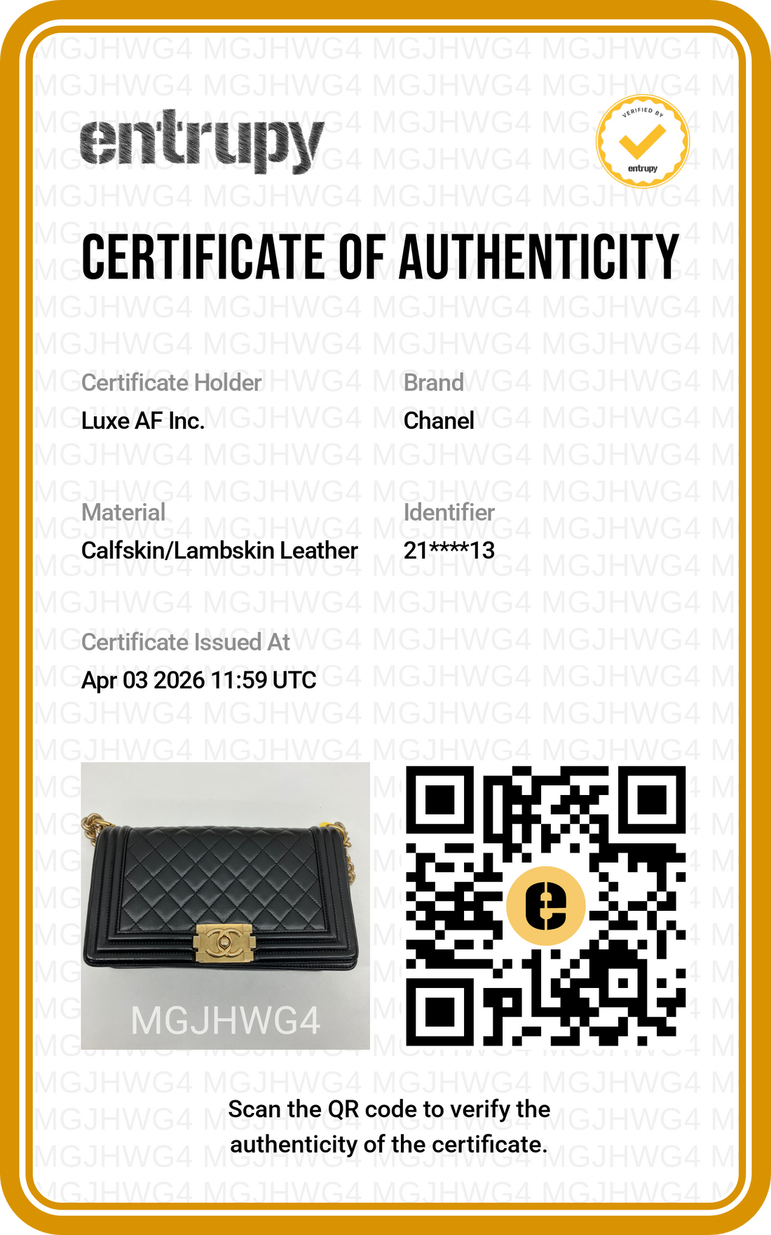 Chanel LeBoy Black Quilted Leather Flap Bag With Gold Buckle(21***13) CC1718