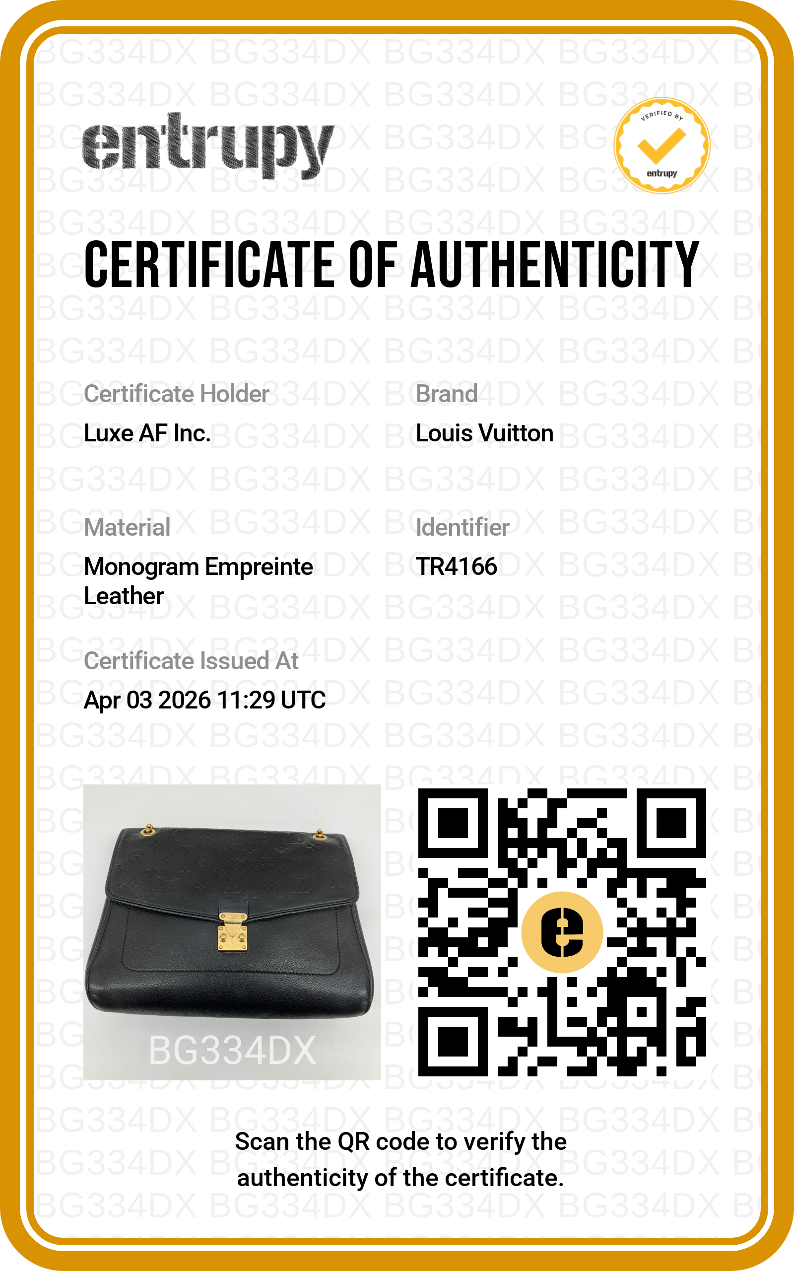 Louis Vuitton Saint Germain Black Monogram Empreinte Shoulder Bag LV2391
