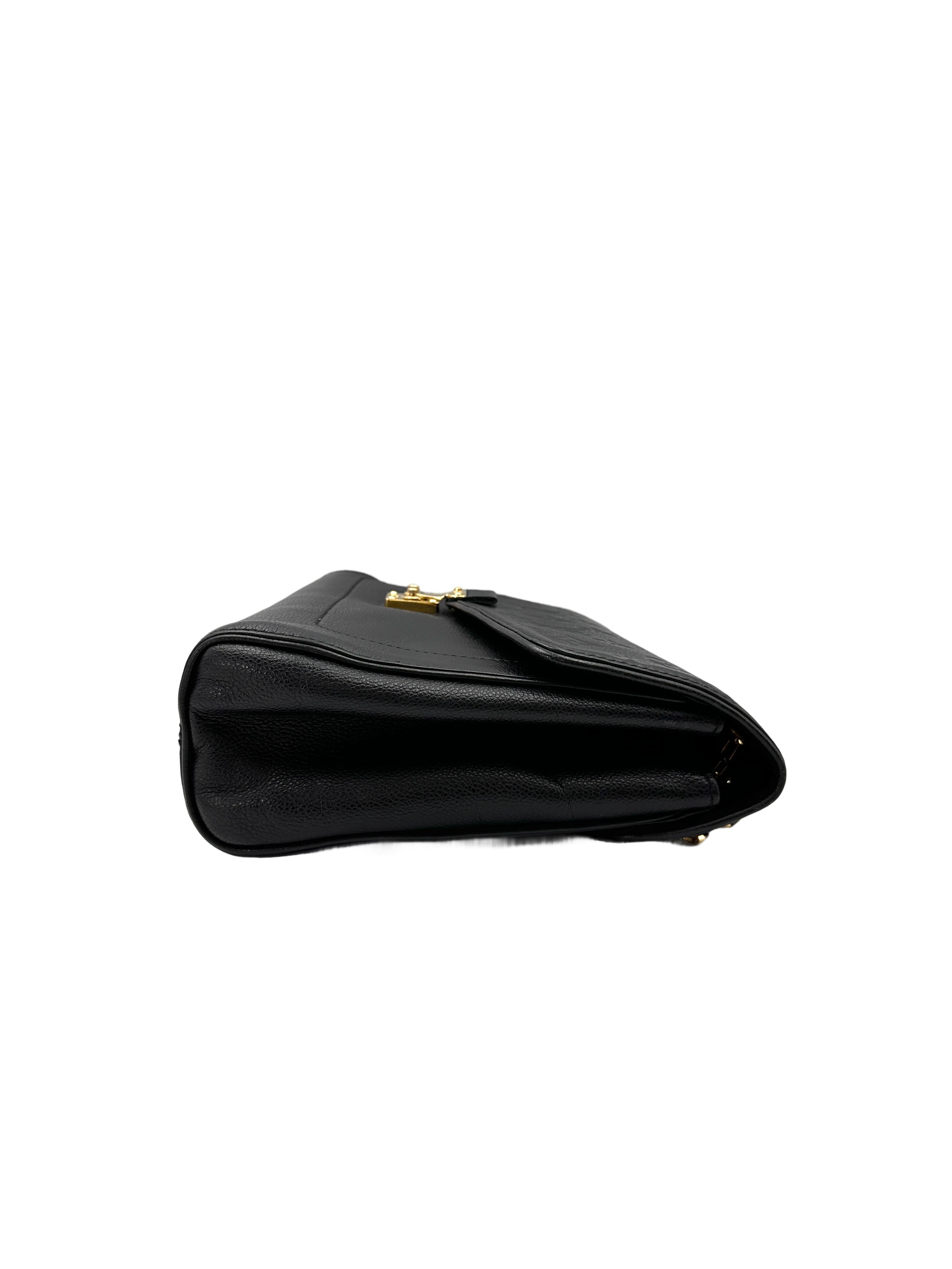 Louis Vuitton Saint Germain Black Monogram Empreinte Shoulder Bag LV2391