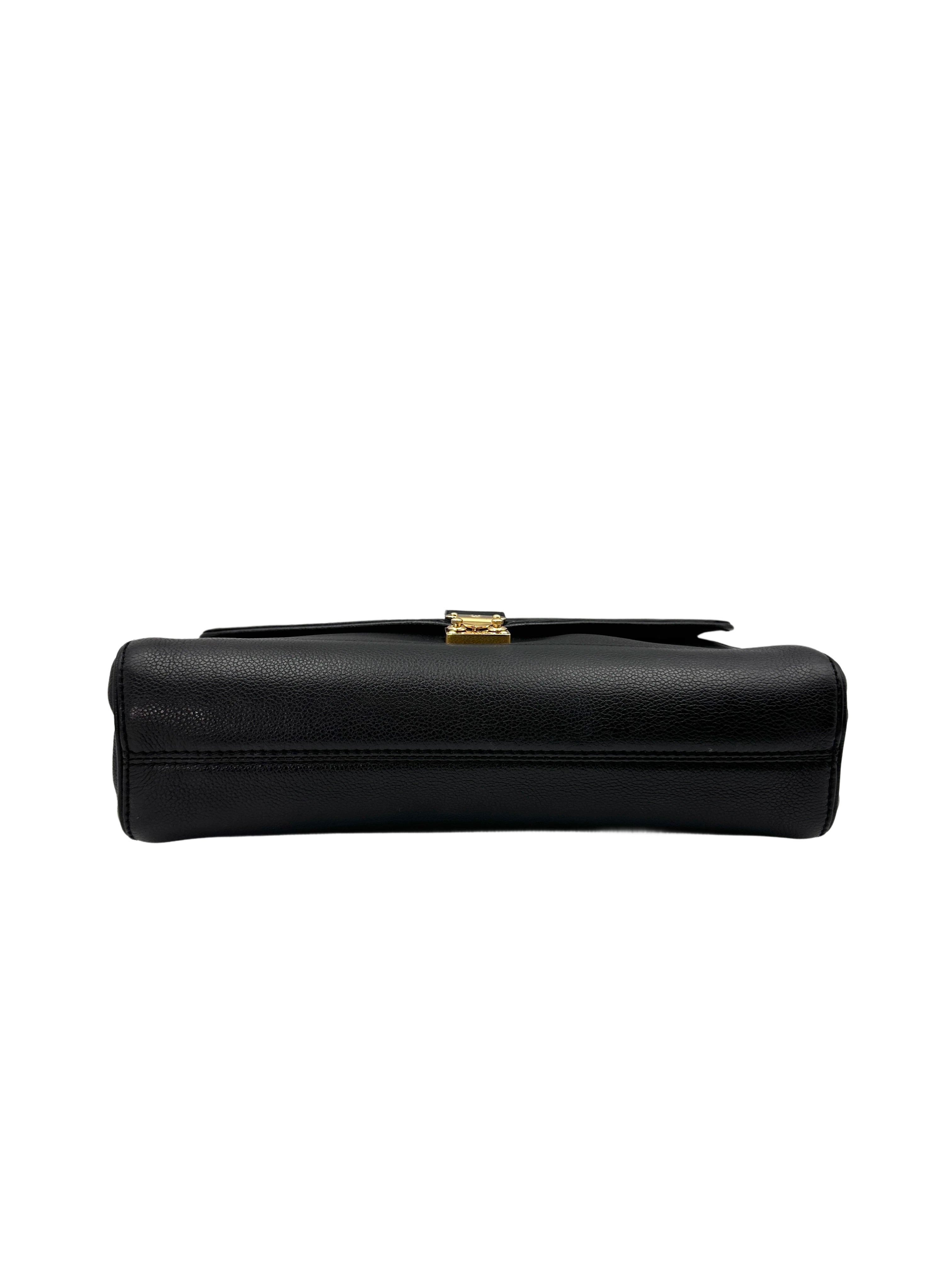Louis Vuitton Saint Germain Black Monogram Empreinte Shoulder Bag LV2391