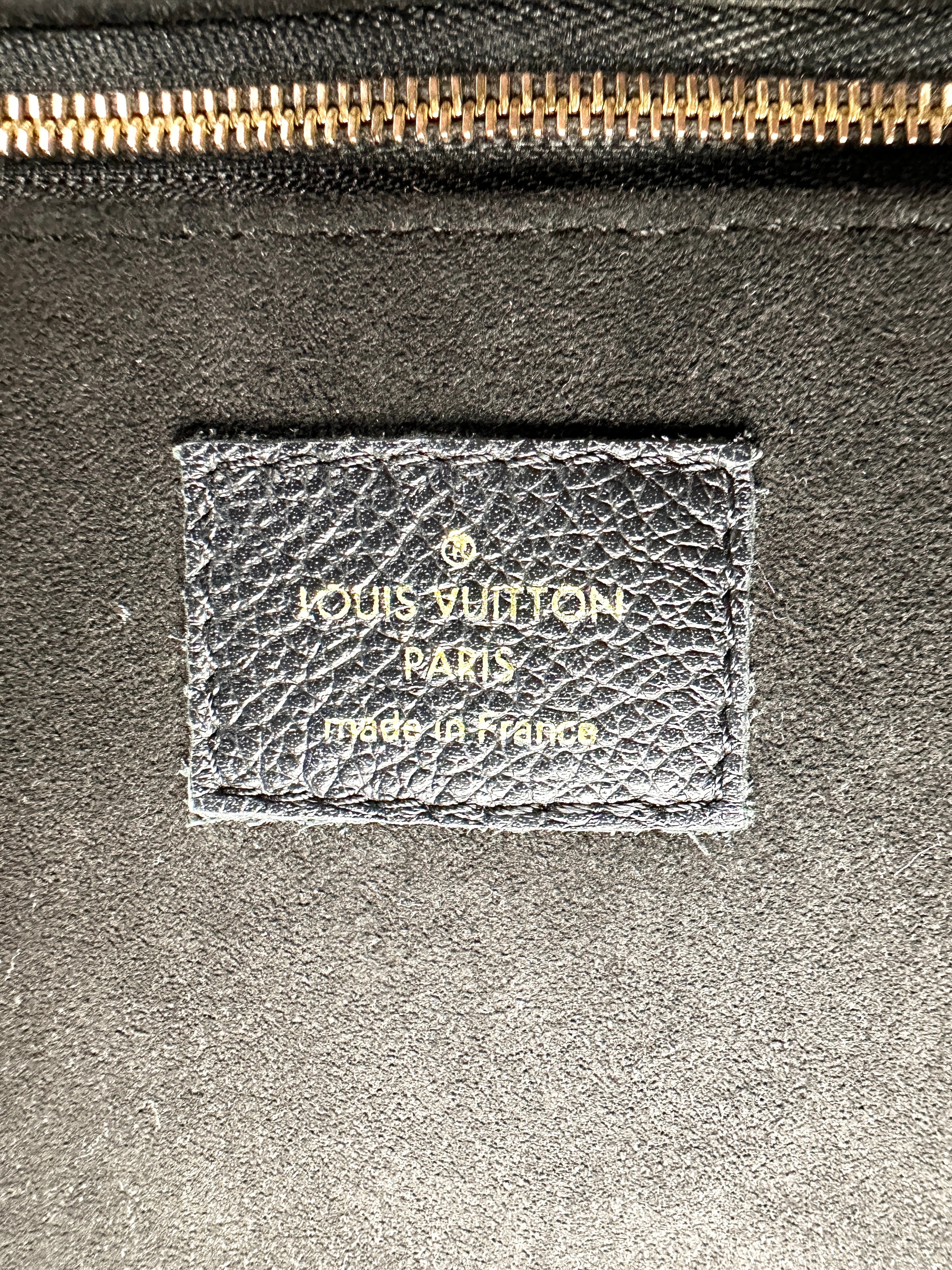 Louis Vuitton Saint Germain Black Monogram Empreinte Shoulder Bag LV2391