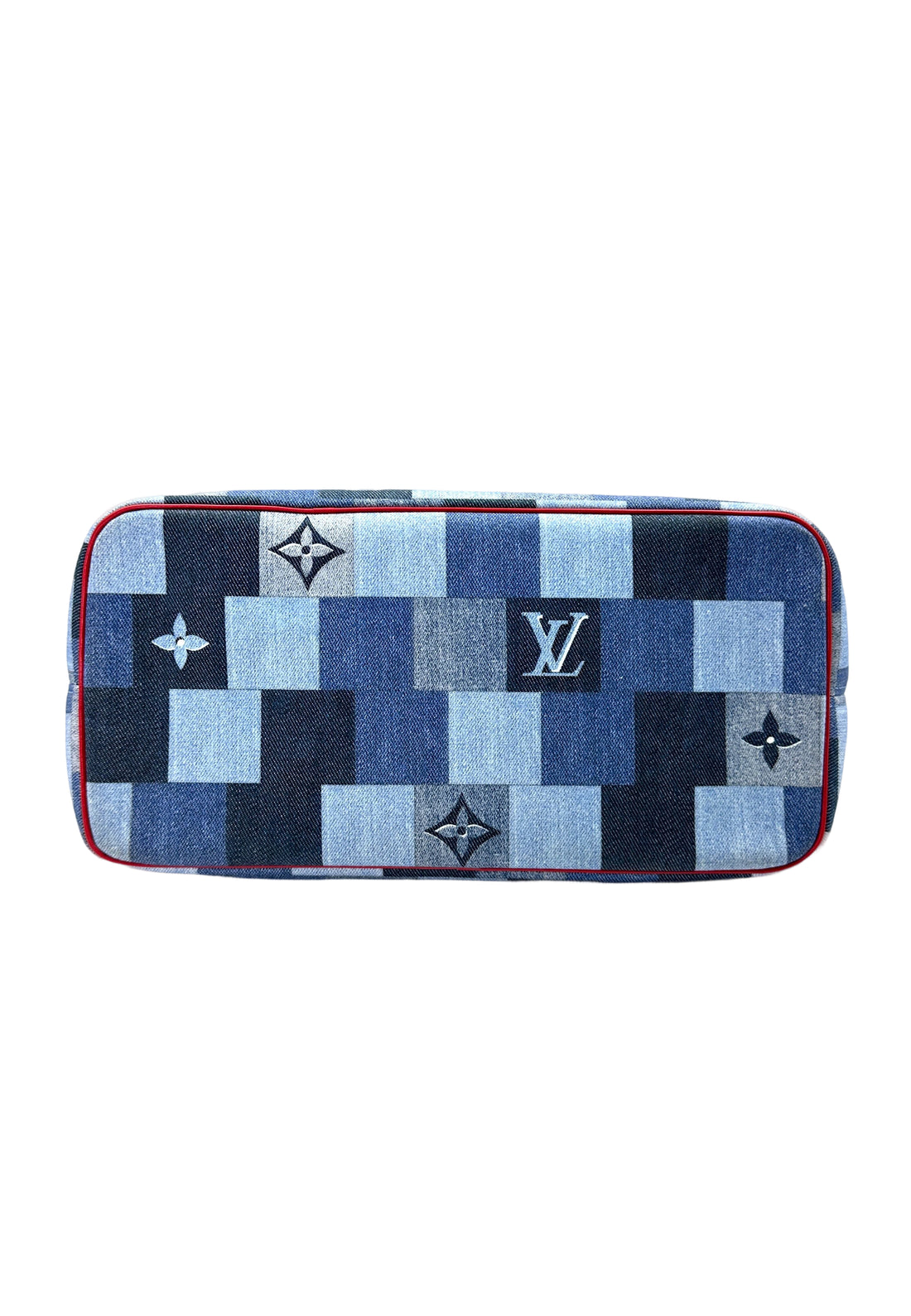 Louis Vuitton Neverfull Patchwork Monogram Denim Handle Bag LV2392