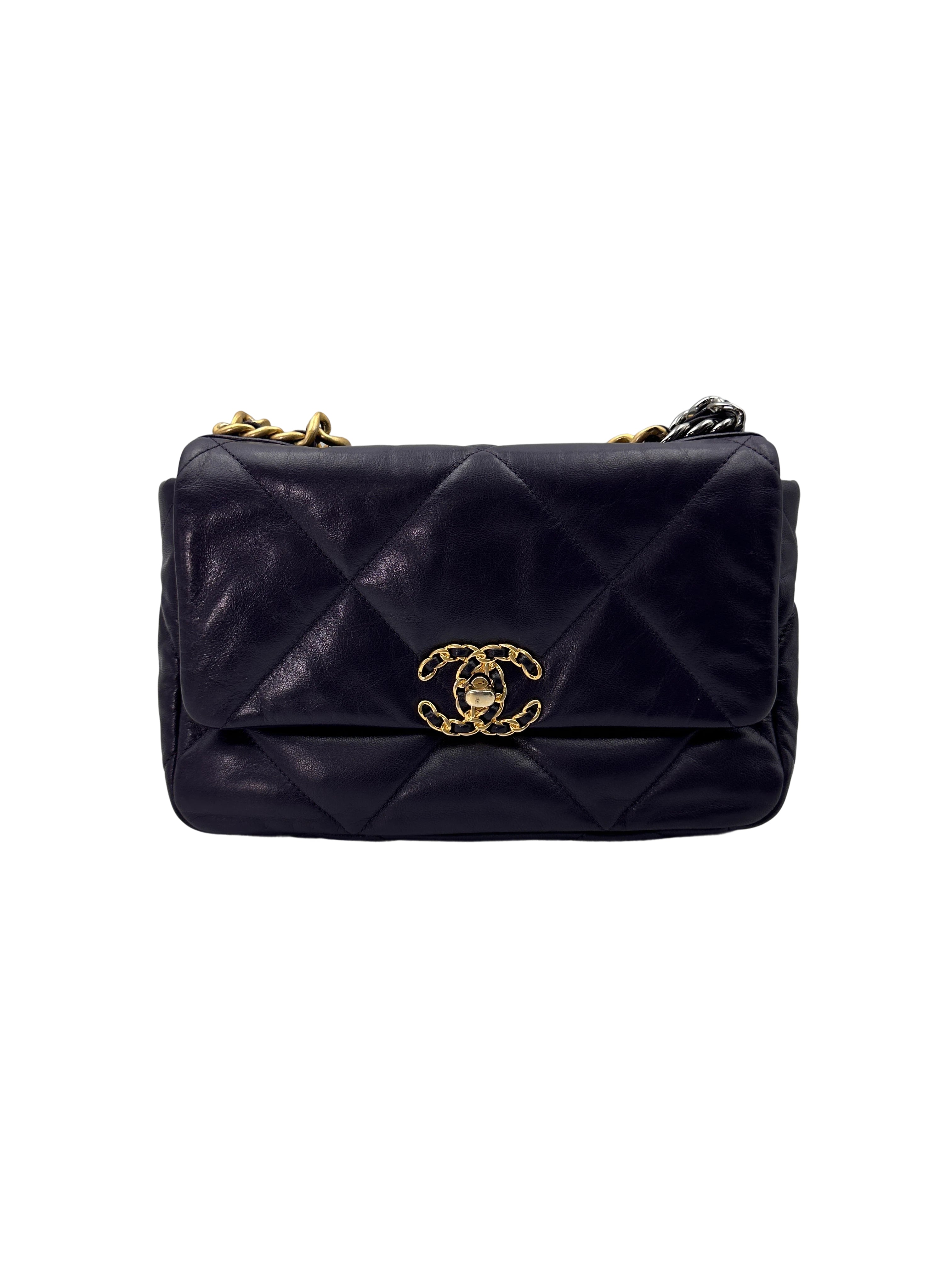 Chanel 19Bag Purple Quilted Leather Flap Bag(30***86) CC1711