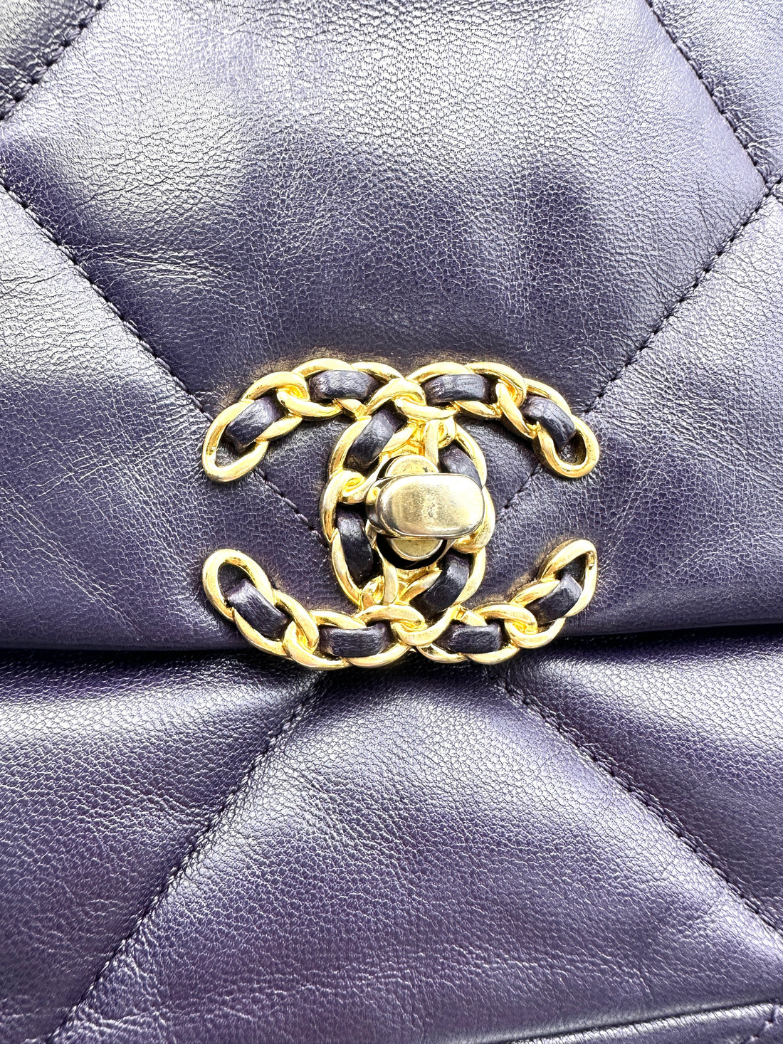 Chanel 19Bag Purple Quilted Leather Flap Bag(30***86) CC1711