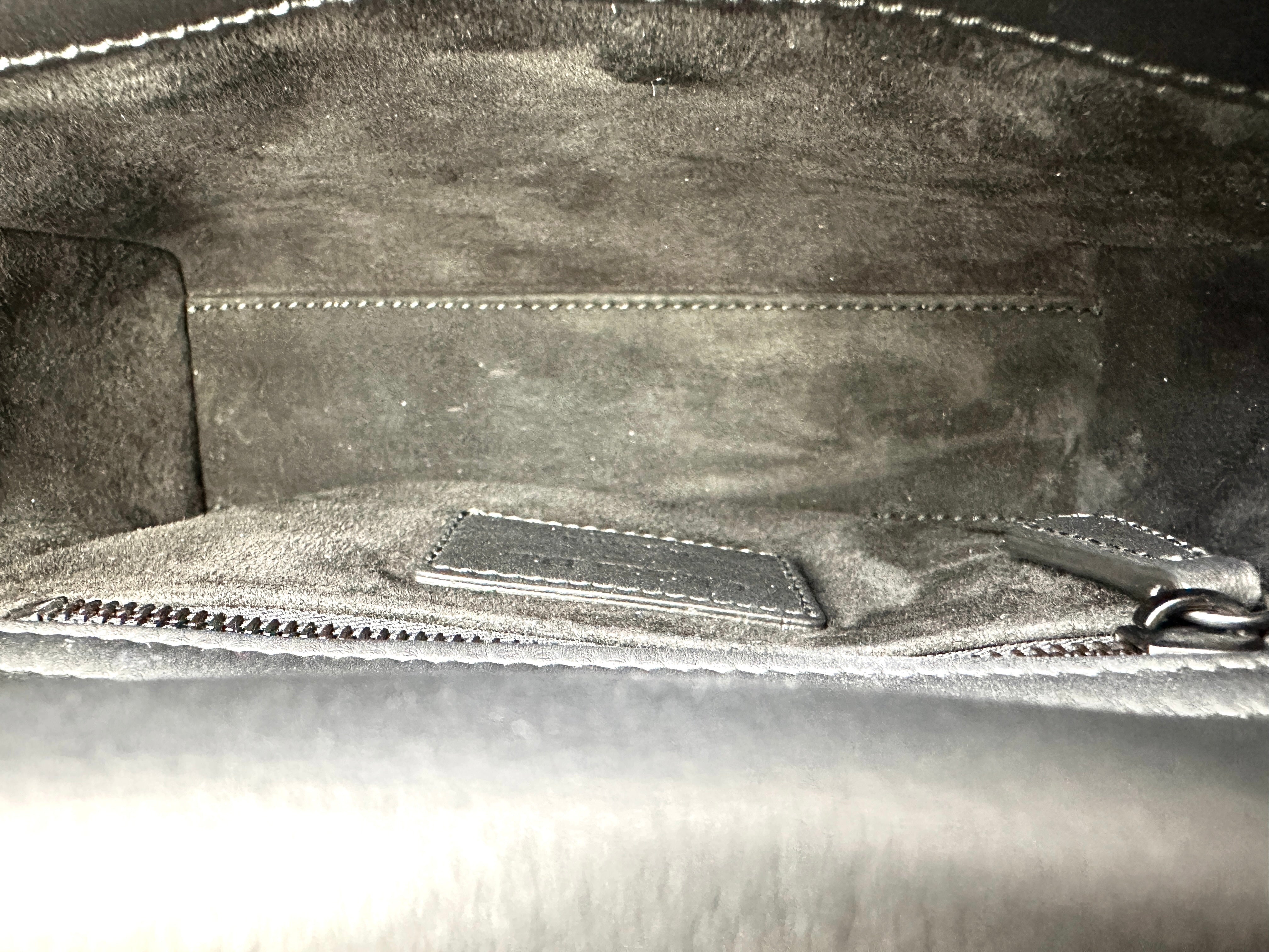 Christian Dior Lady Dior Black Ultramatte Cannage Leather Handle Bag With Tonal Charms DR656